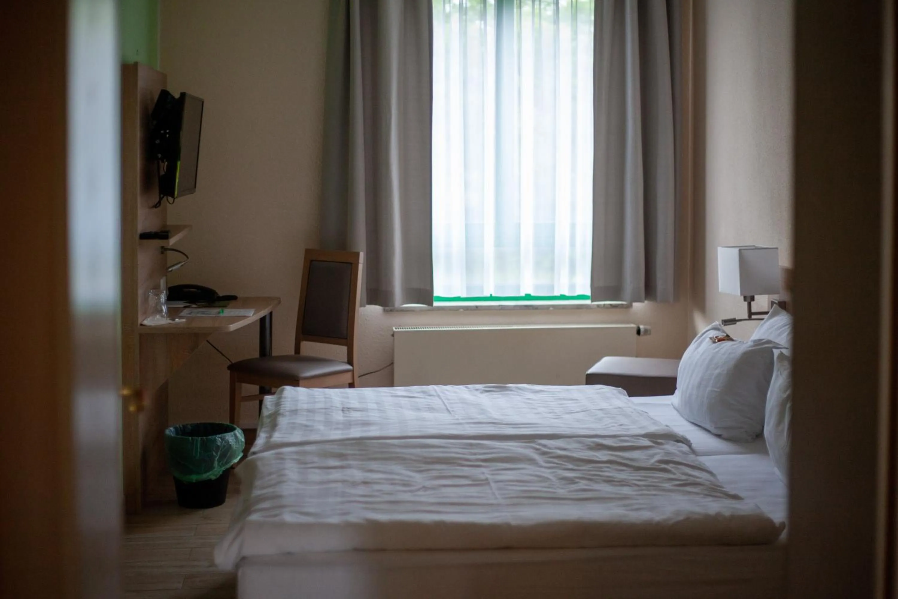 Bed in Hotel Landsberg