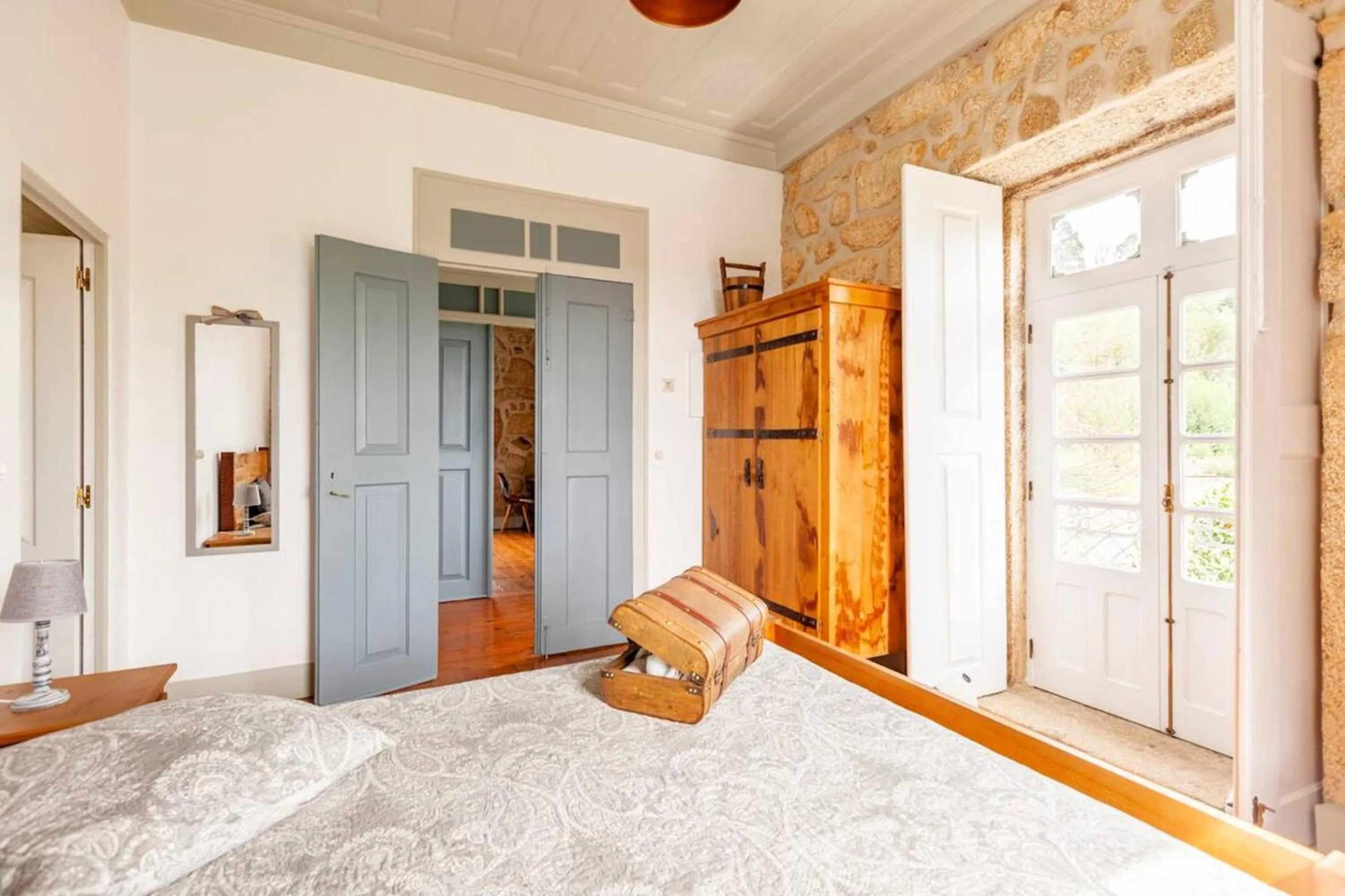 Bedroom, Bed in Casa do Cabeço