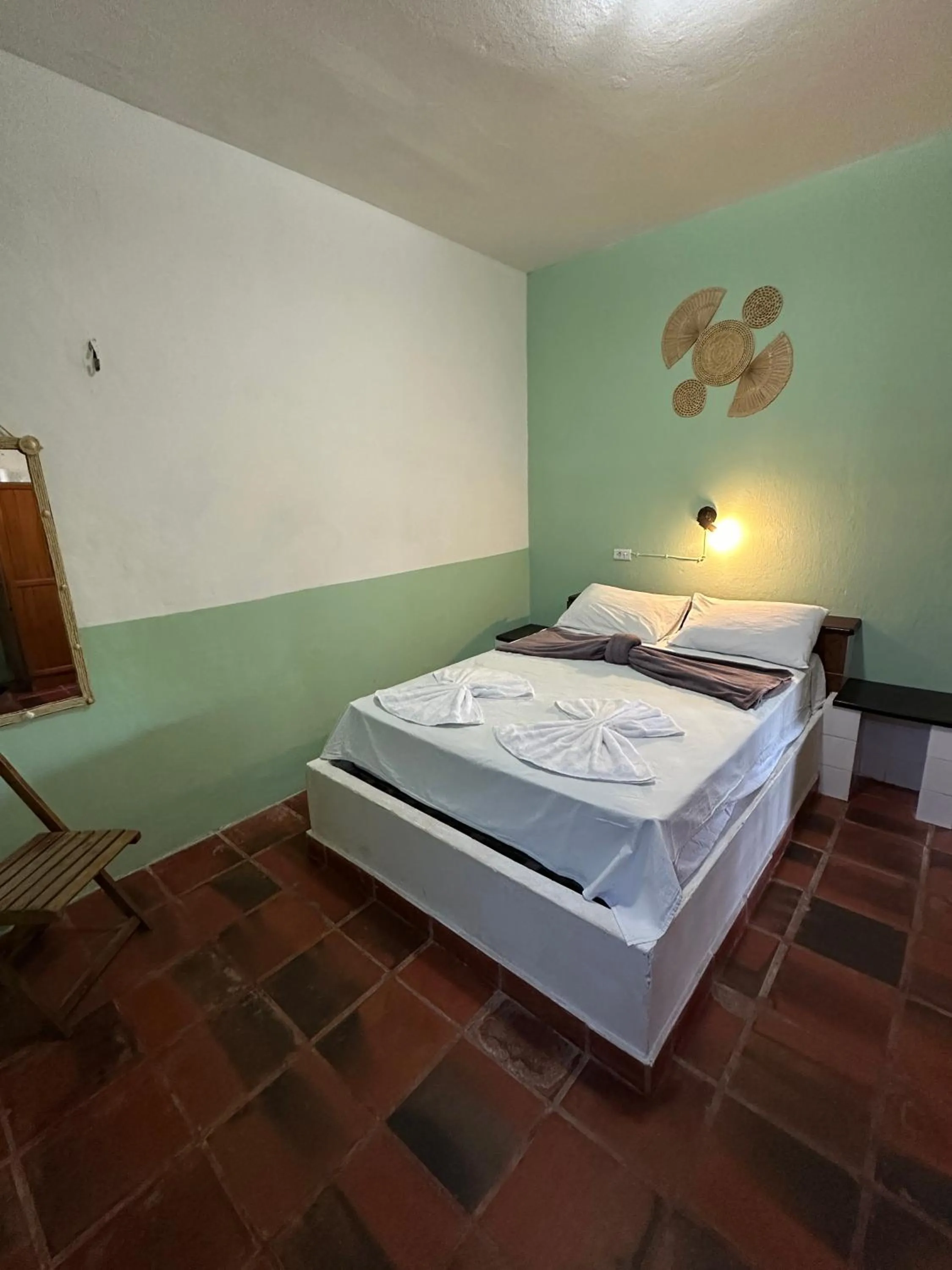 Bed in Pousada Casa do Josef