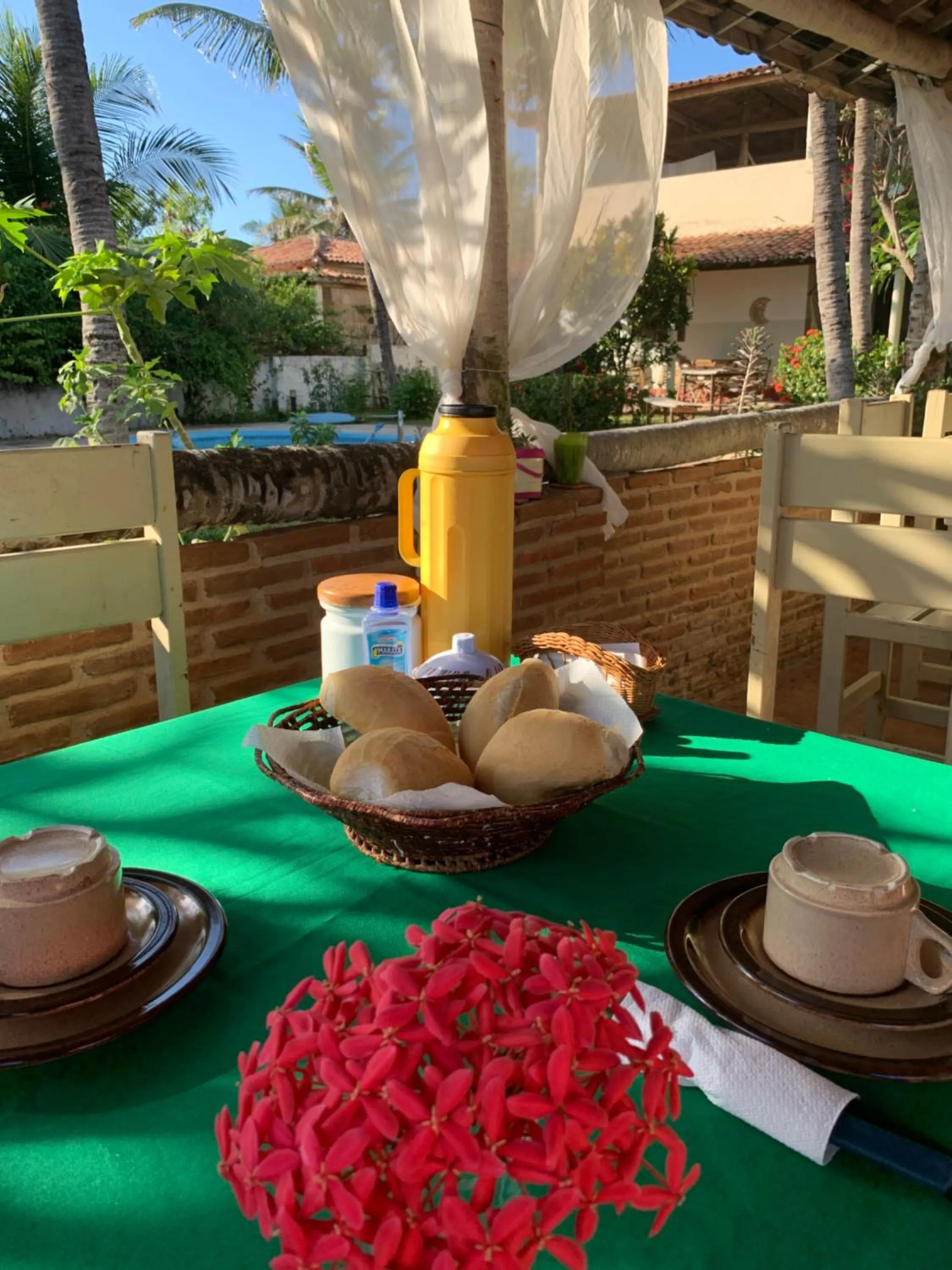 Food and drinks in Pousada Casa do Josef