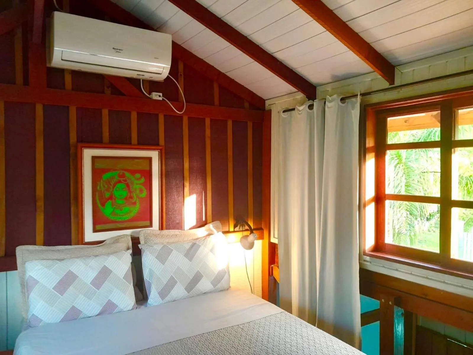 Bed in Recanto das Bromélias Chalés