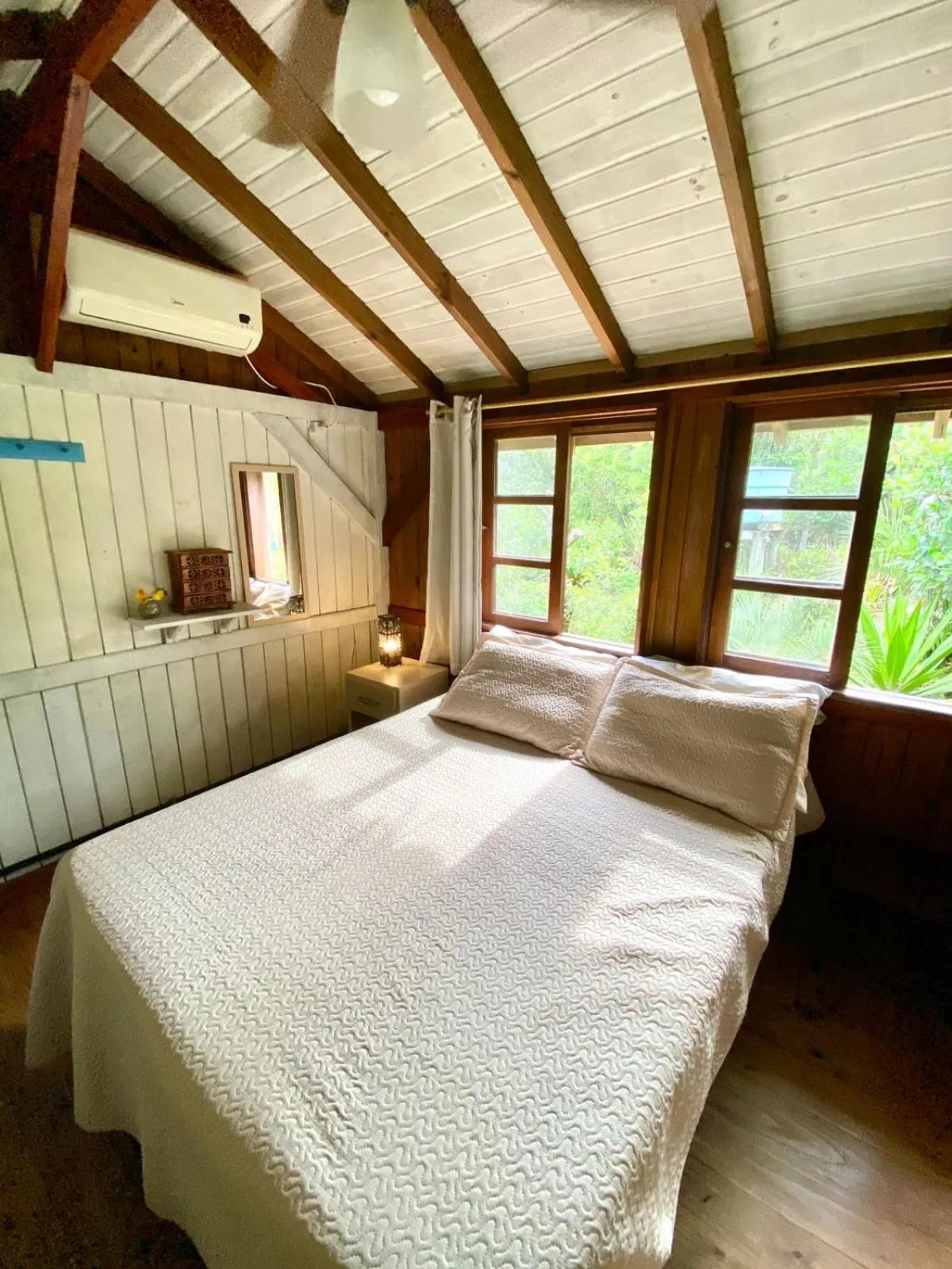 Bed in Recanto das Bromélias Chalés