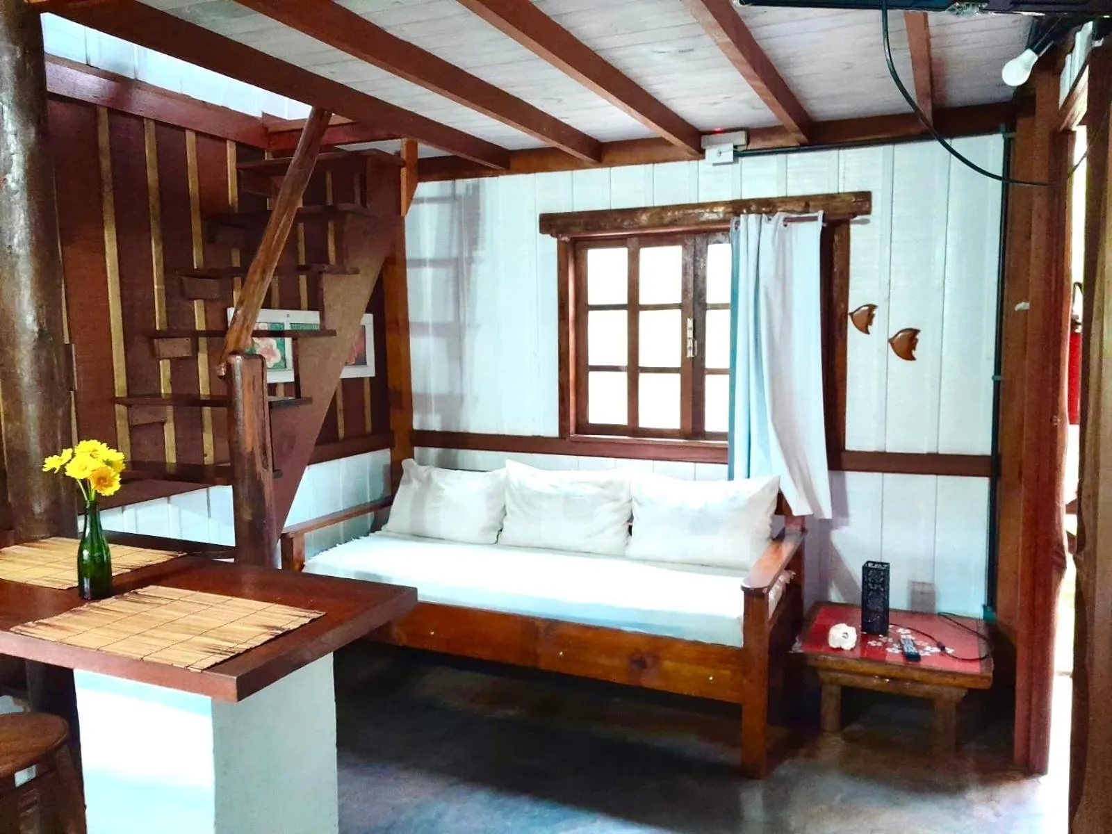 Bed in Recanto das Bromélias Chalés