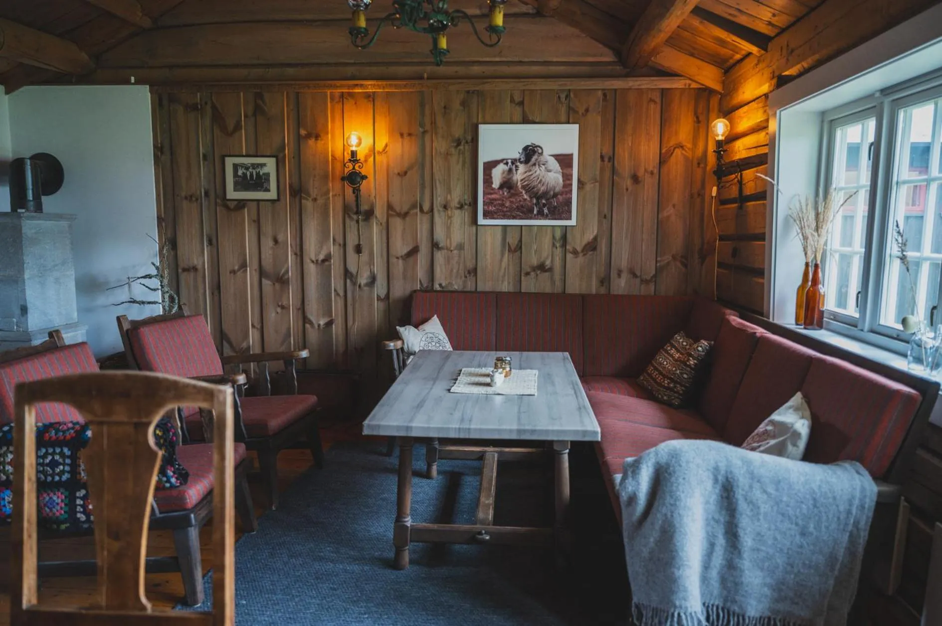 Living room in Putten Seter