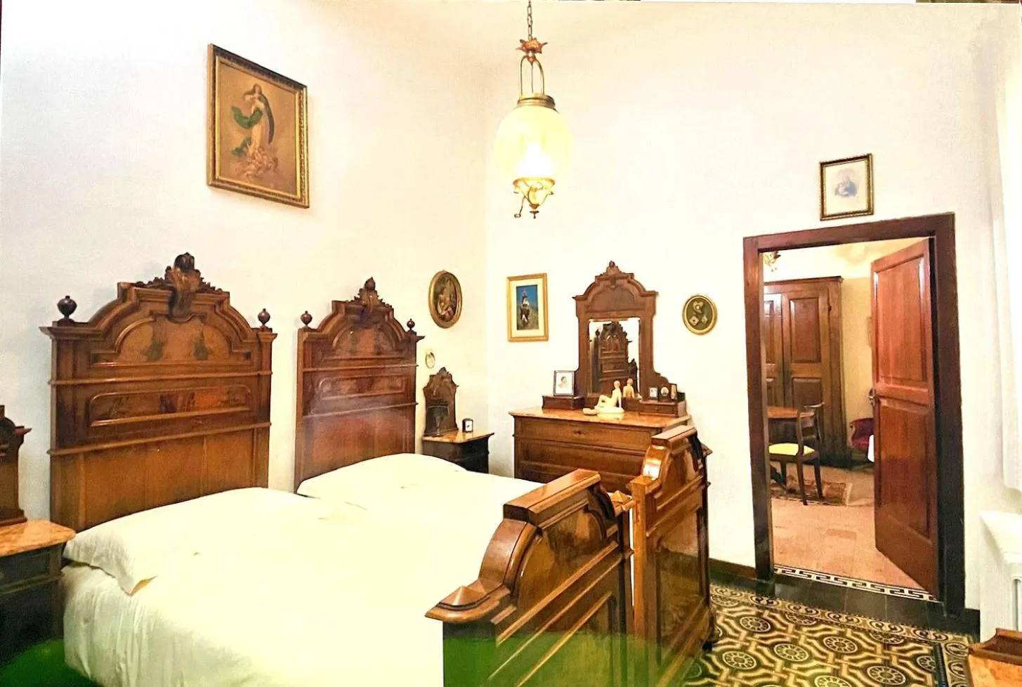 Bed in Cesare Magli & Figli Residenza D'Epoca Luxury Rooms