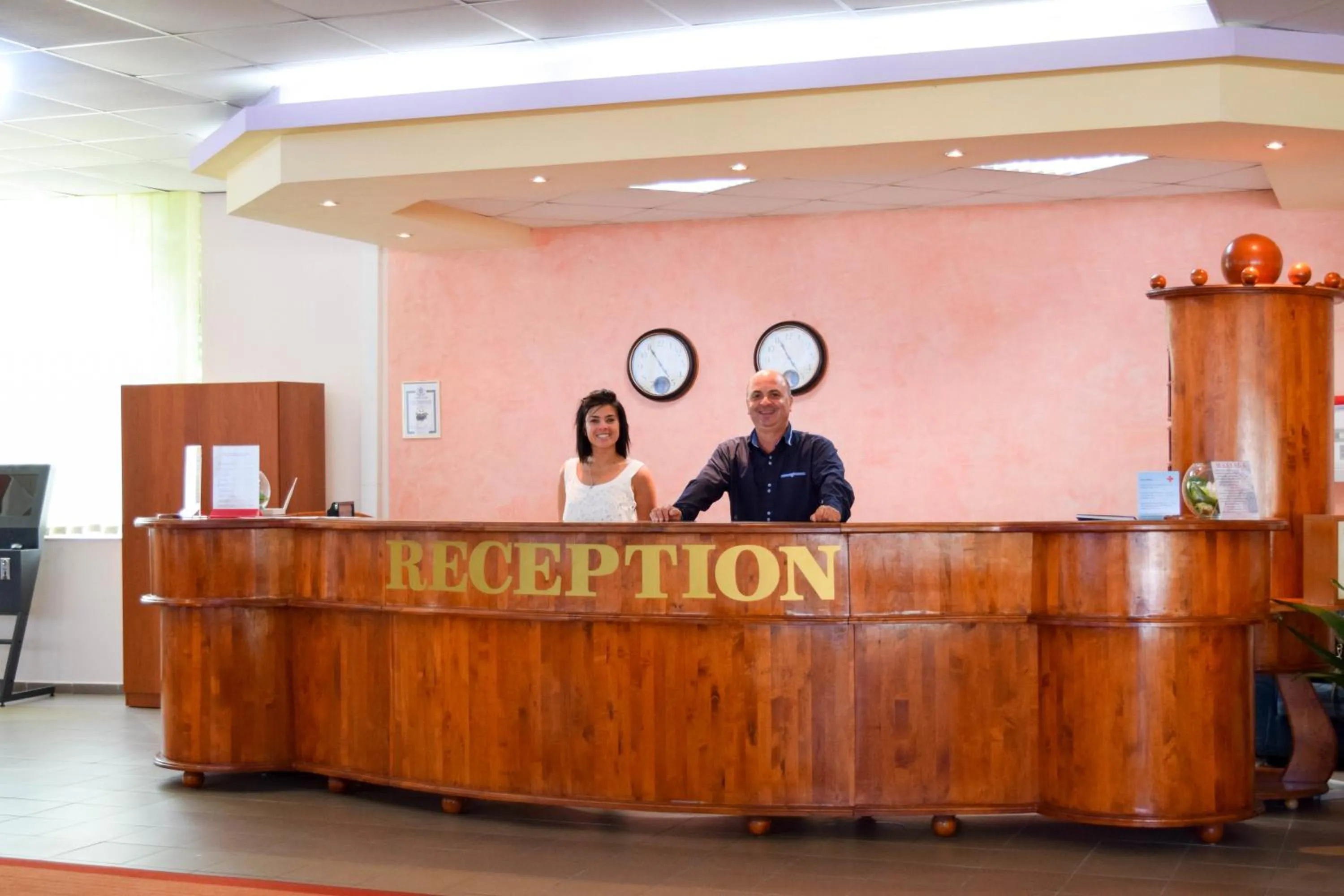 Lobby or reception in Balaton Hotel