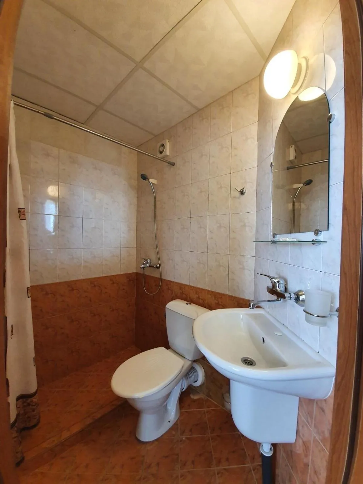 Shower in Balaton Hotel