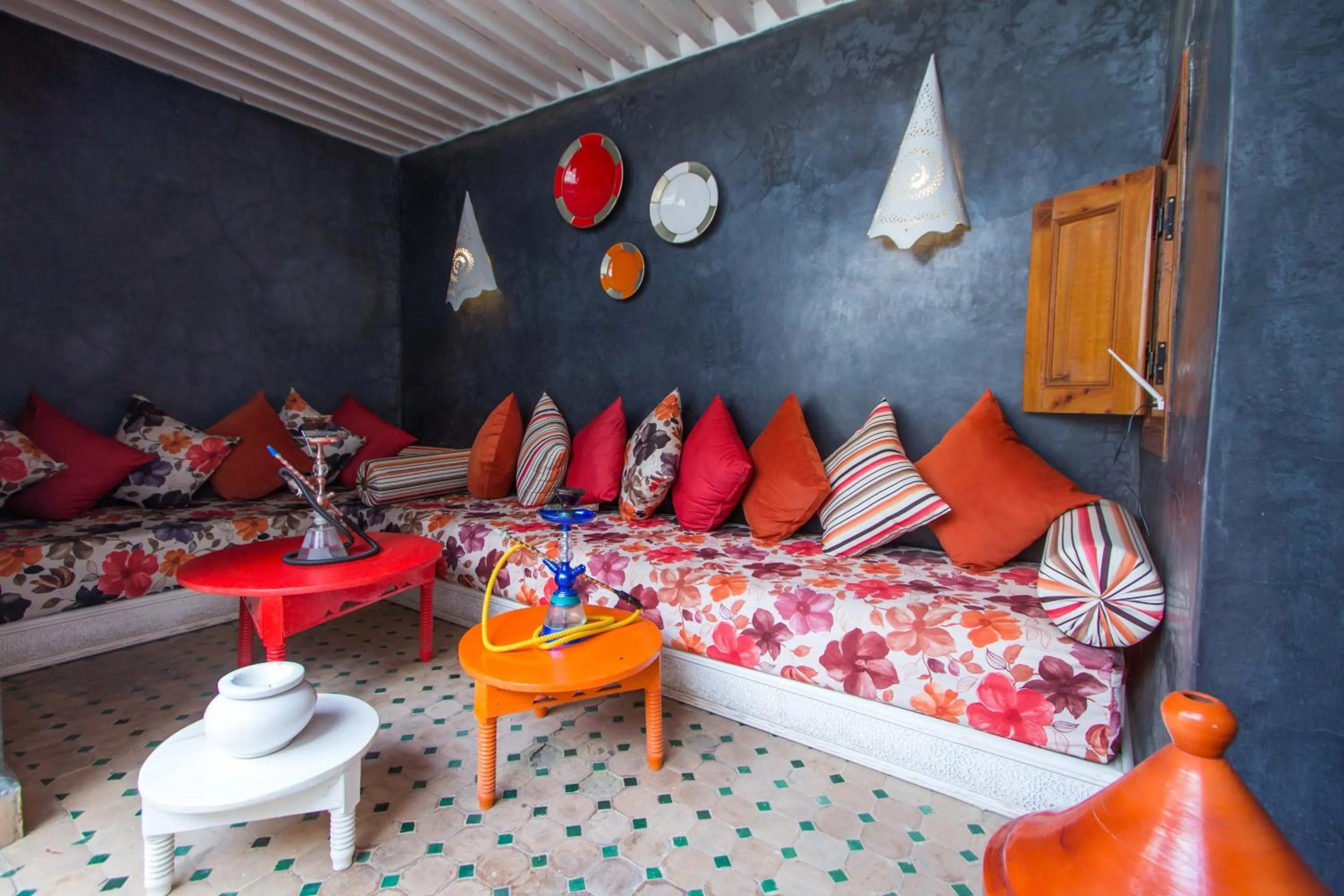 Decorative detail, Bed in Riad Dar Skalli & SPA