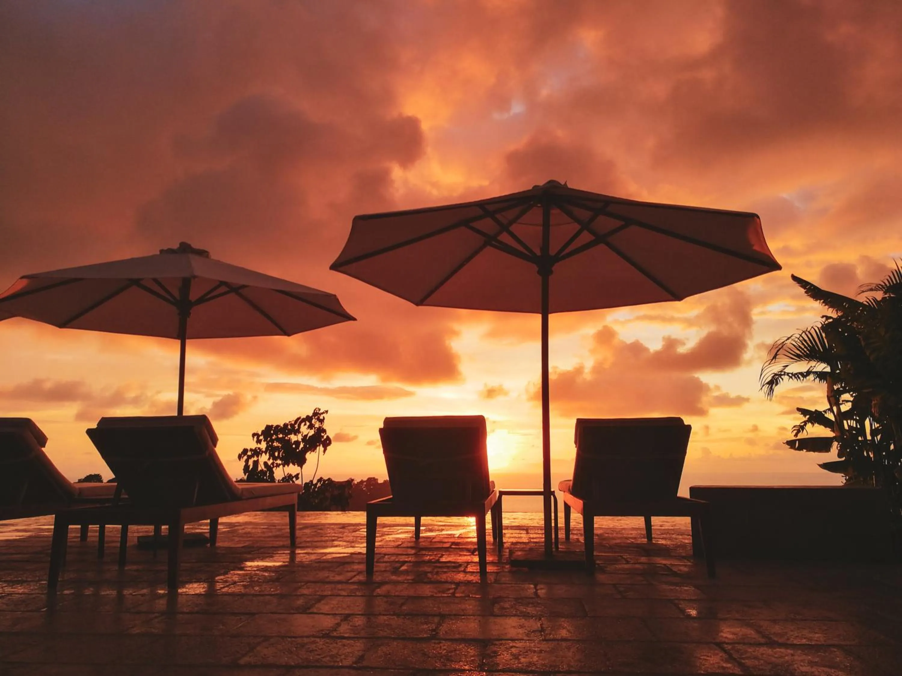 Patio in Hotel Three Sixty - Adults Only