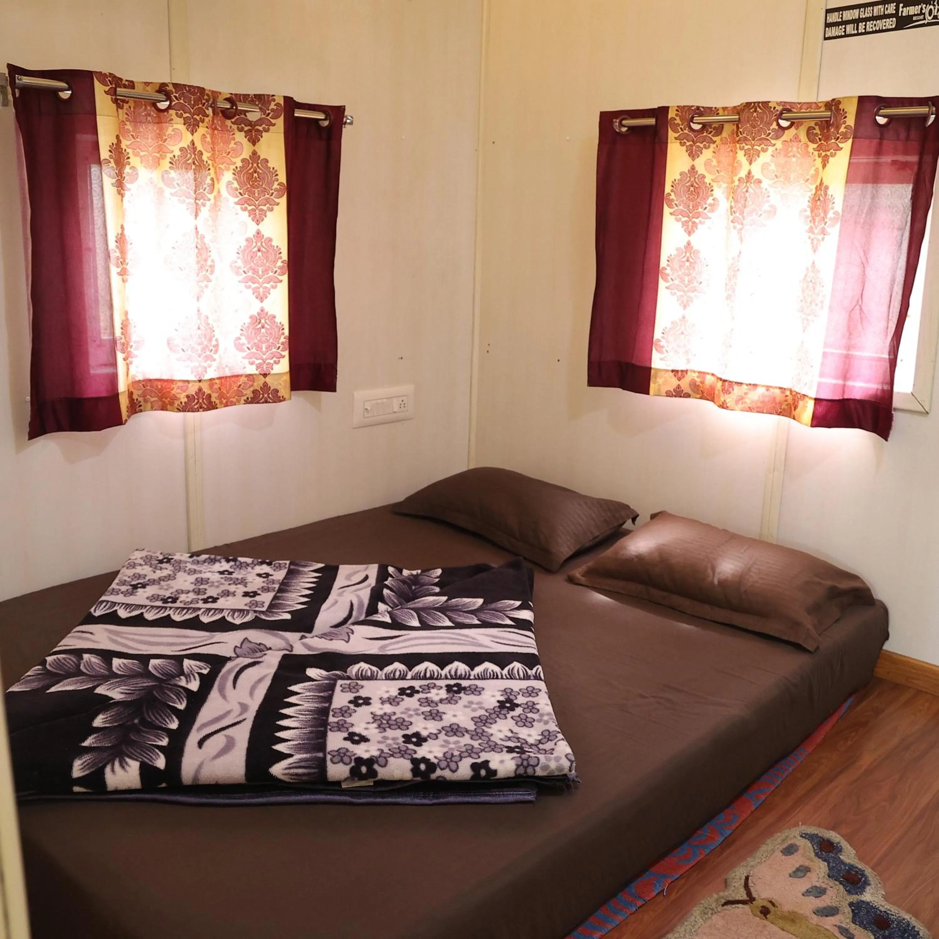 Bed in Farmers Son CampingGround