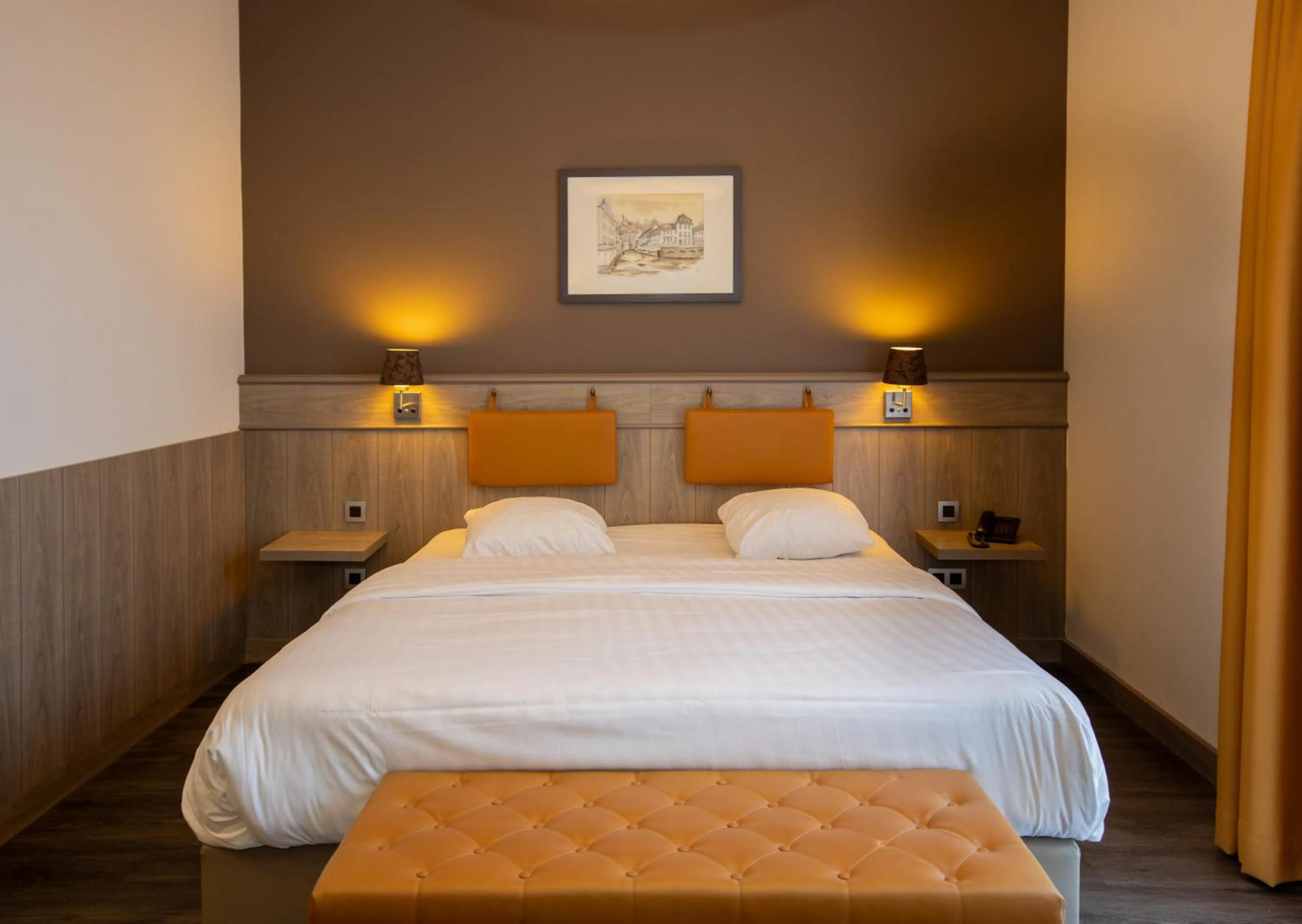 Bed in Blanckthys Hotel Voeren