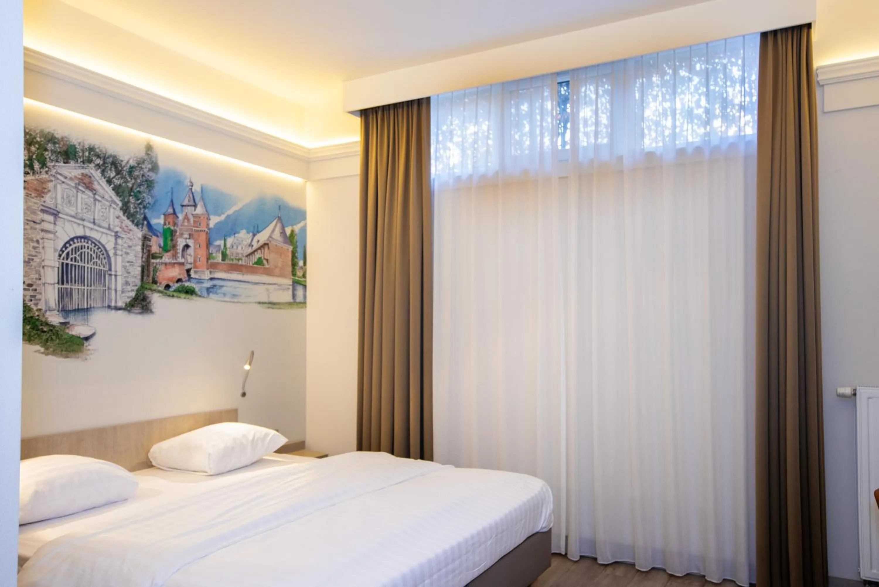 Bed in Blanckthys Hotel Voeren