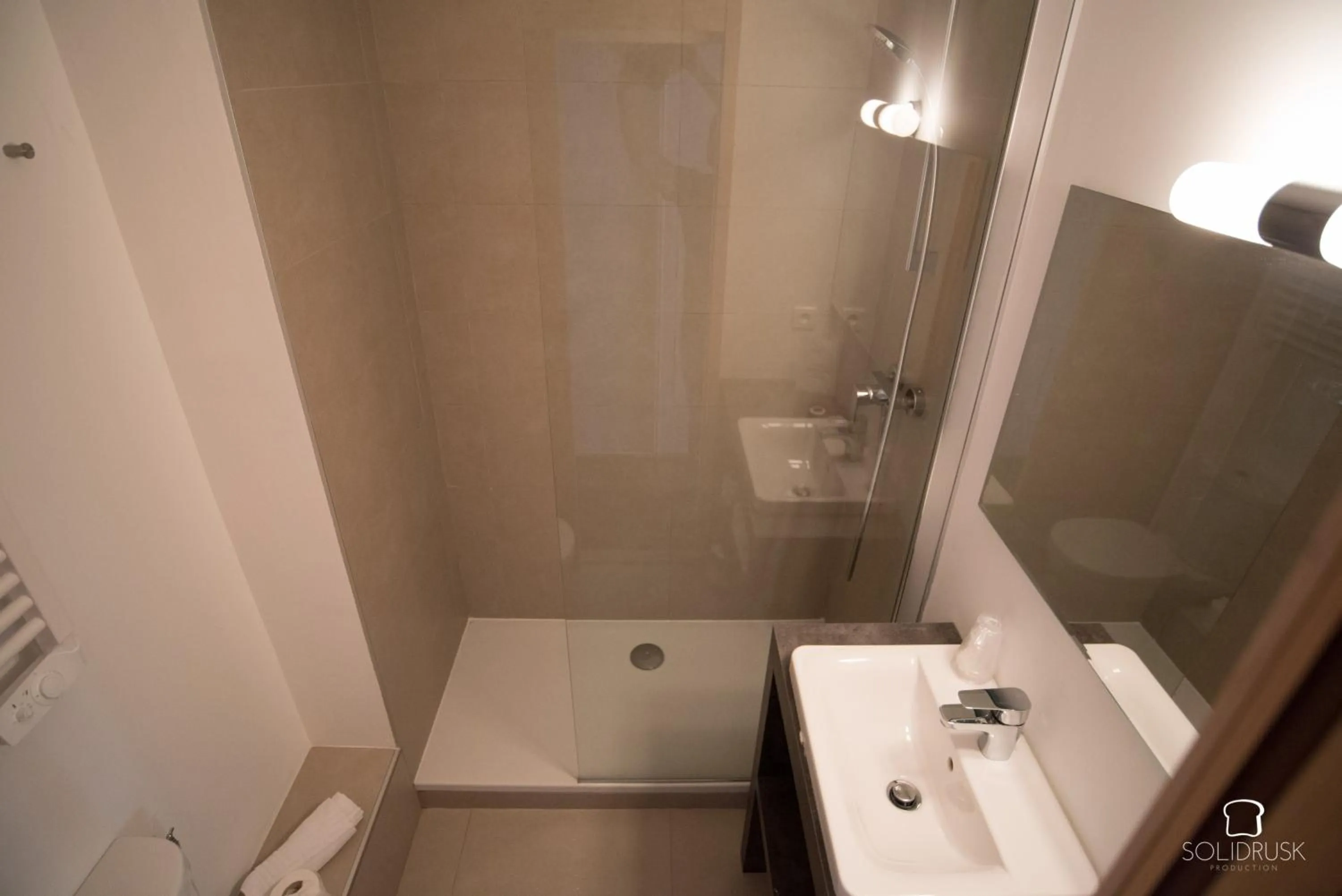 Shower in Hotel Le Druos