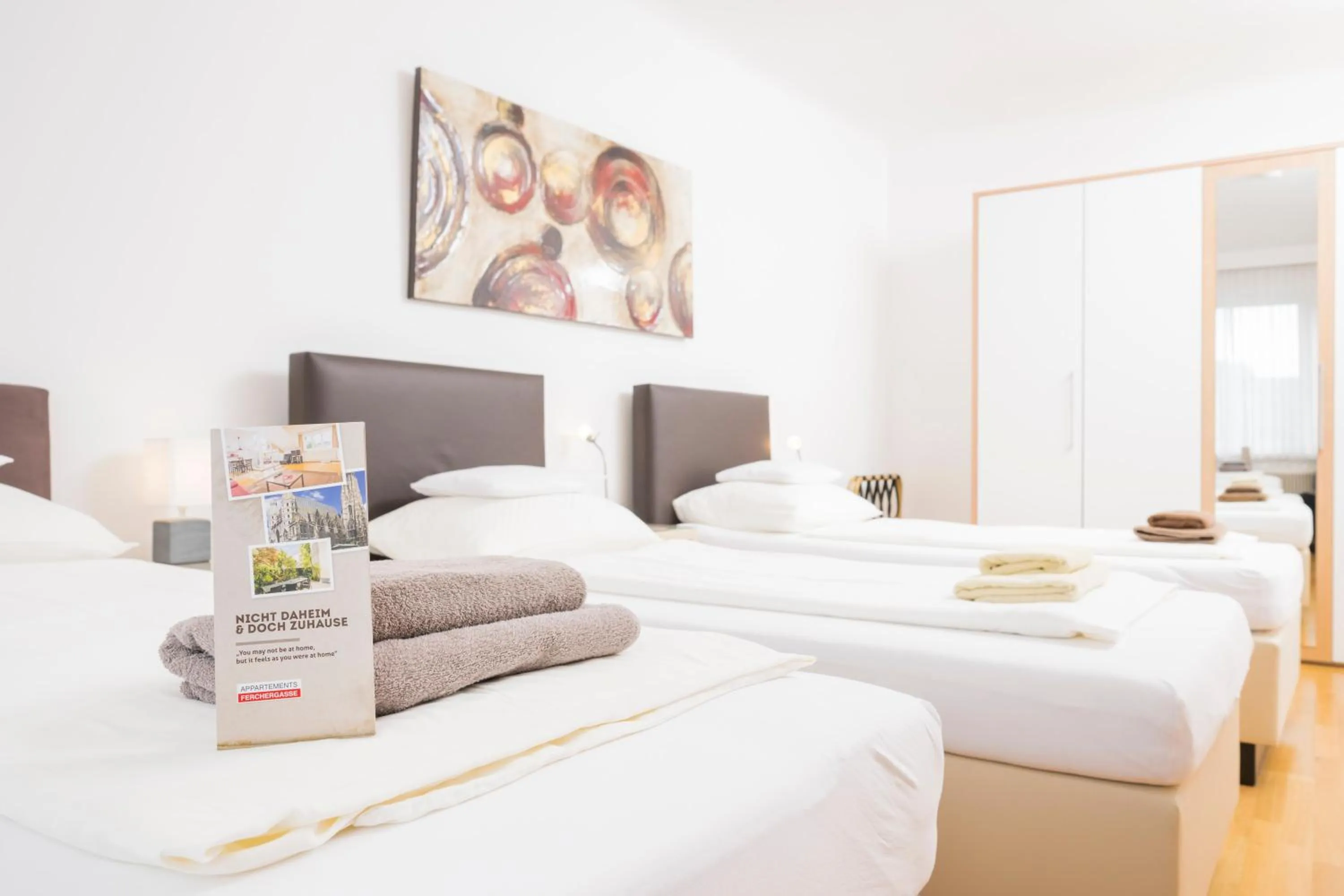 Photo of the whole room, Bed in Appartements Ferchergasse