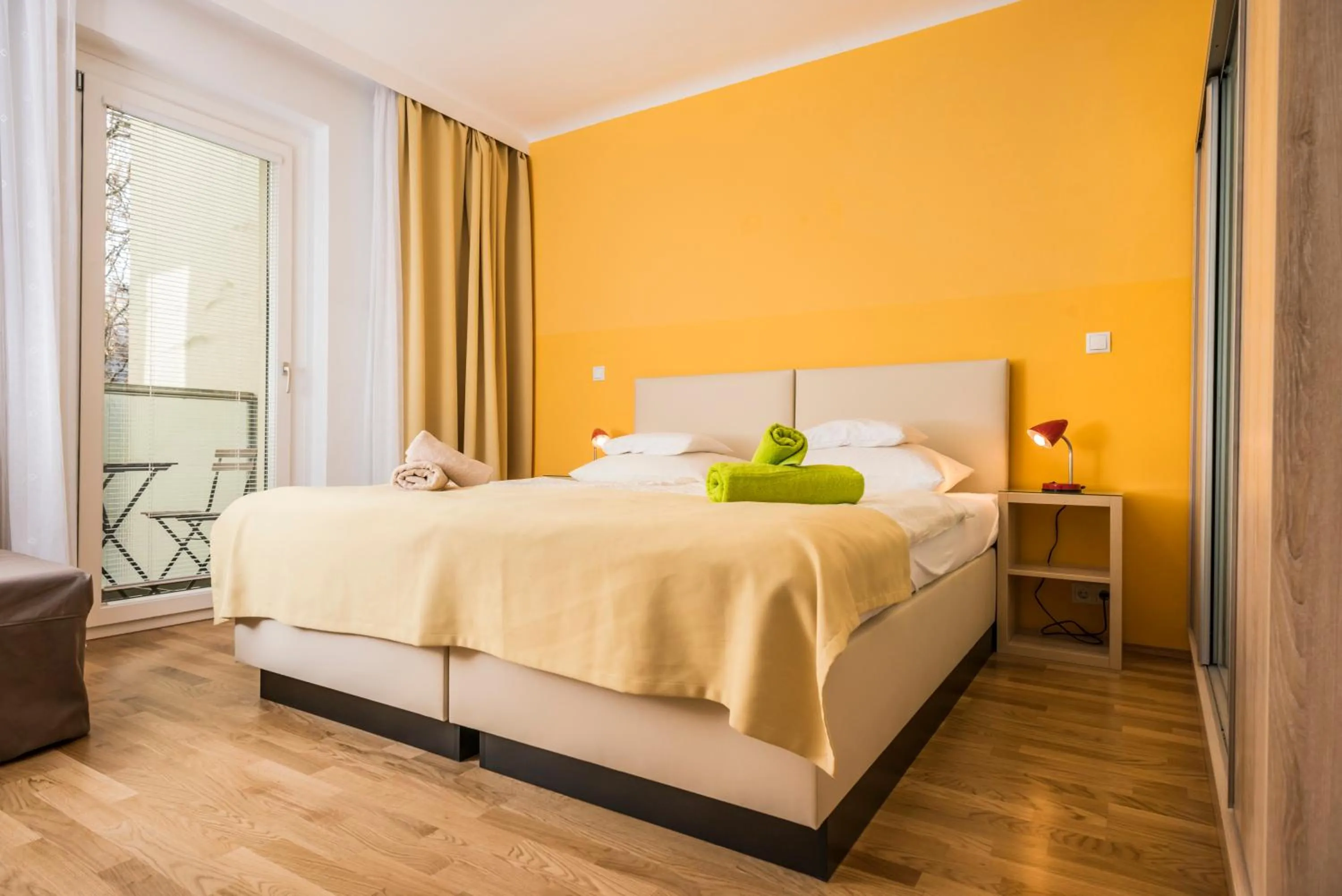 Bedroom, Bed in Appartements Ferchergasse