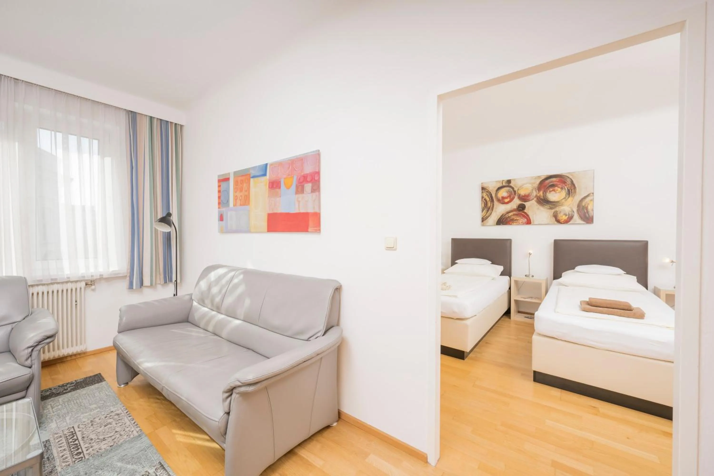 Photo of the whole room, Bed in Appartements Ferchergasse