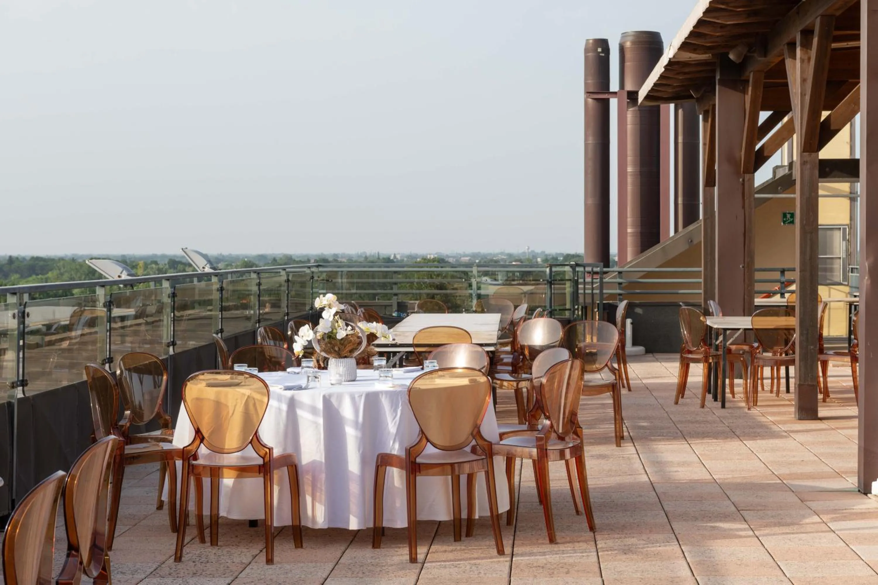 Balcony/Terrace in Grand Hotel Forlì