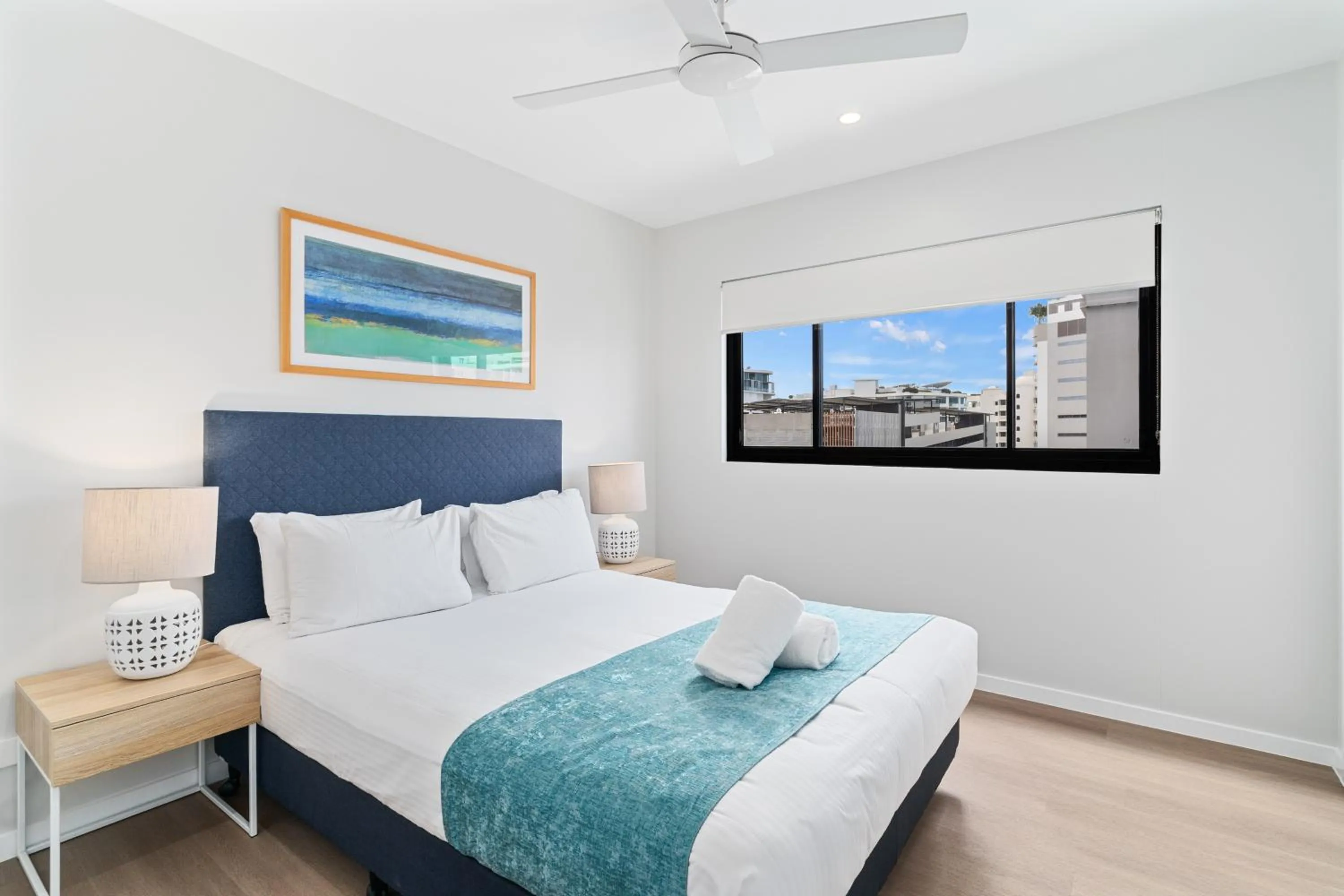 Bedroom, Bed in Direct Collective - Sea Breeze Mooloolaba