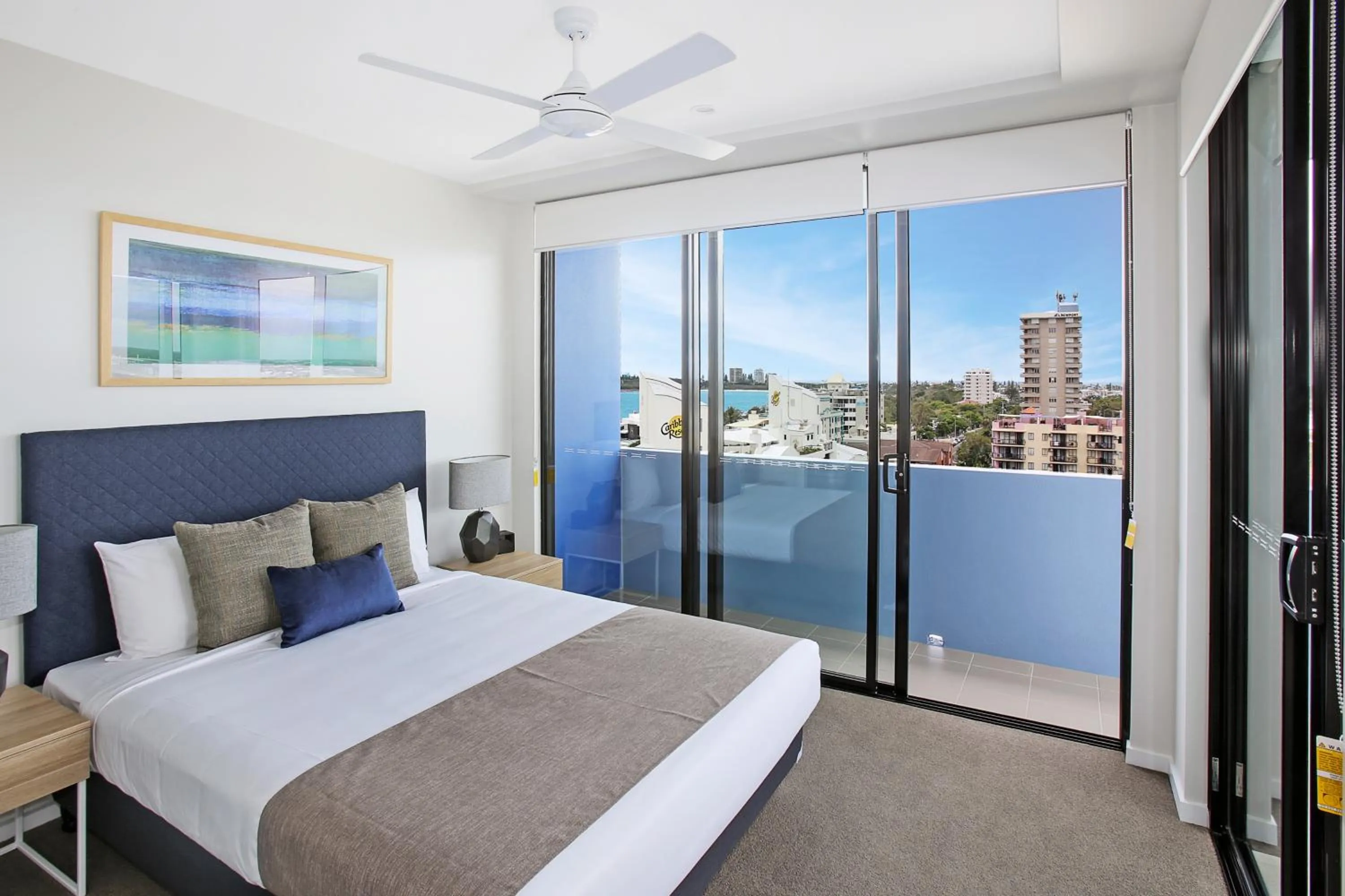Bedroom, Bed in Direct Collective - Sea Breeze Mooloolaba