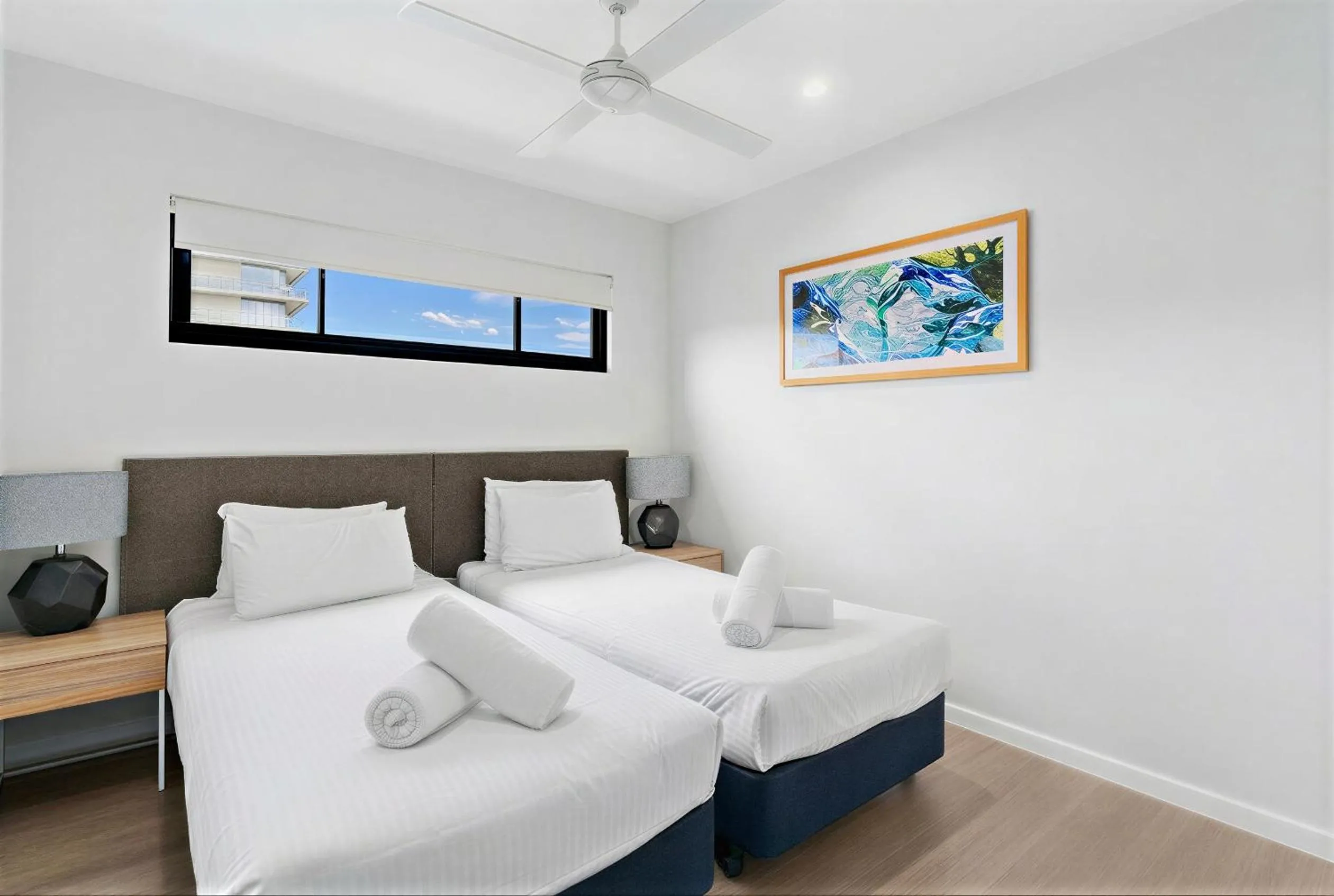 Bedroom, Bed in Direct Collective - Sea Breeze Mooloolaba