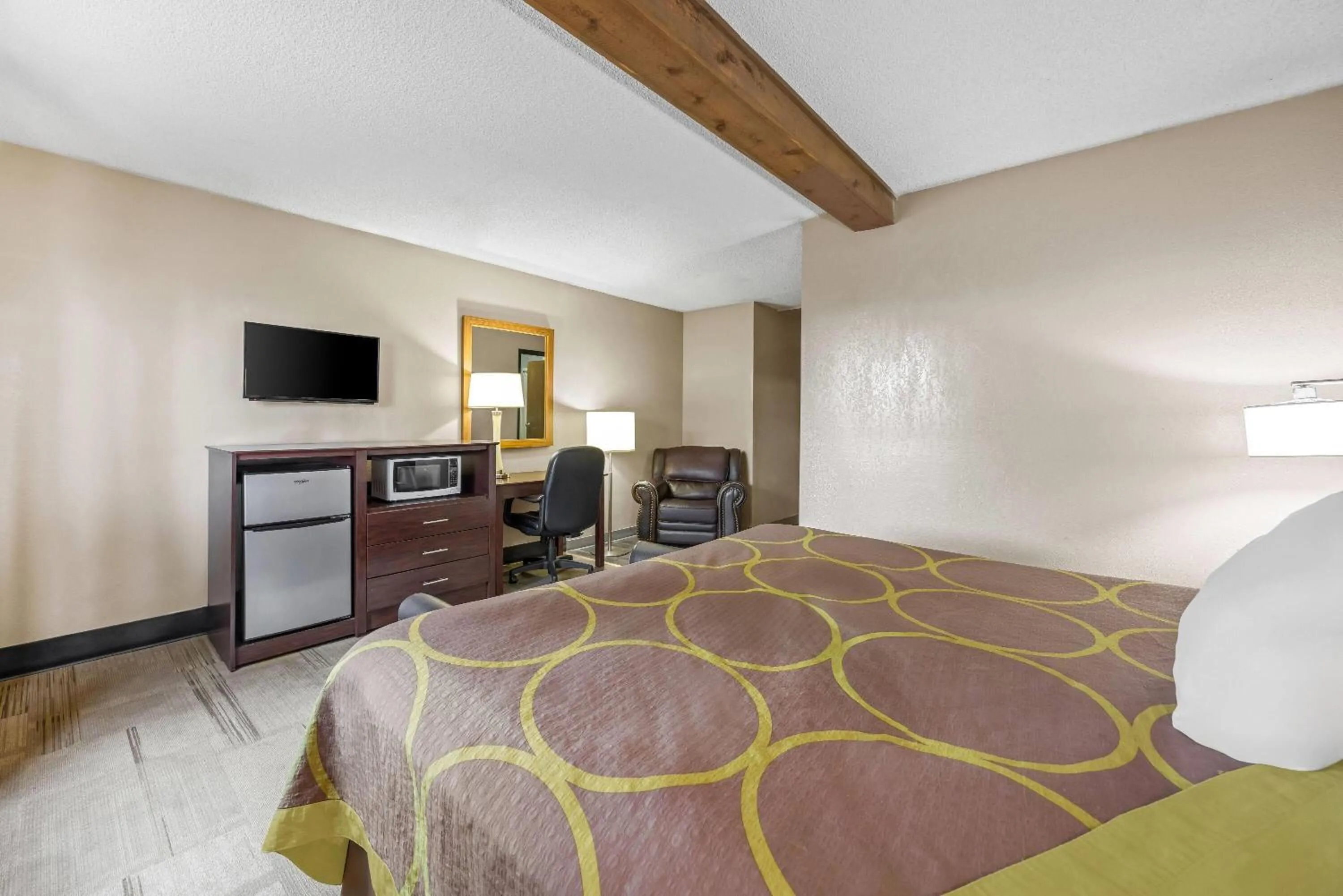 Bed in Super 8 by Wyndham Colorado Springs Peterson Space Force