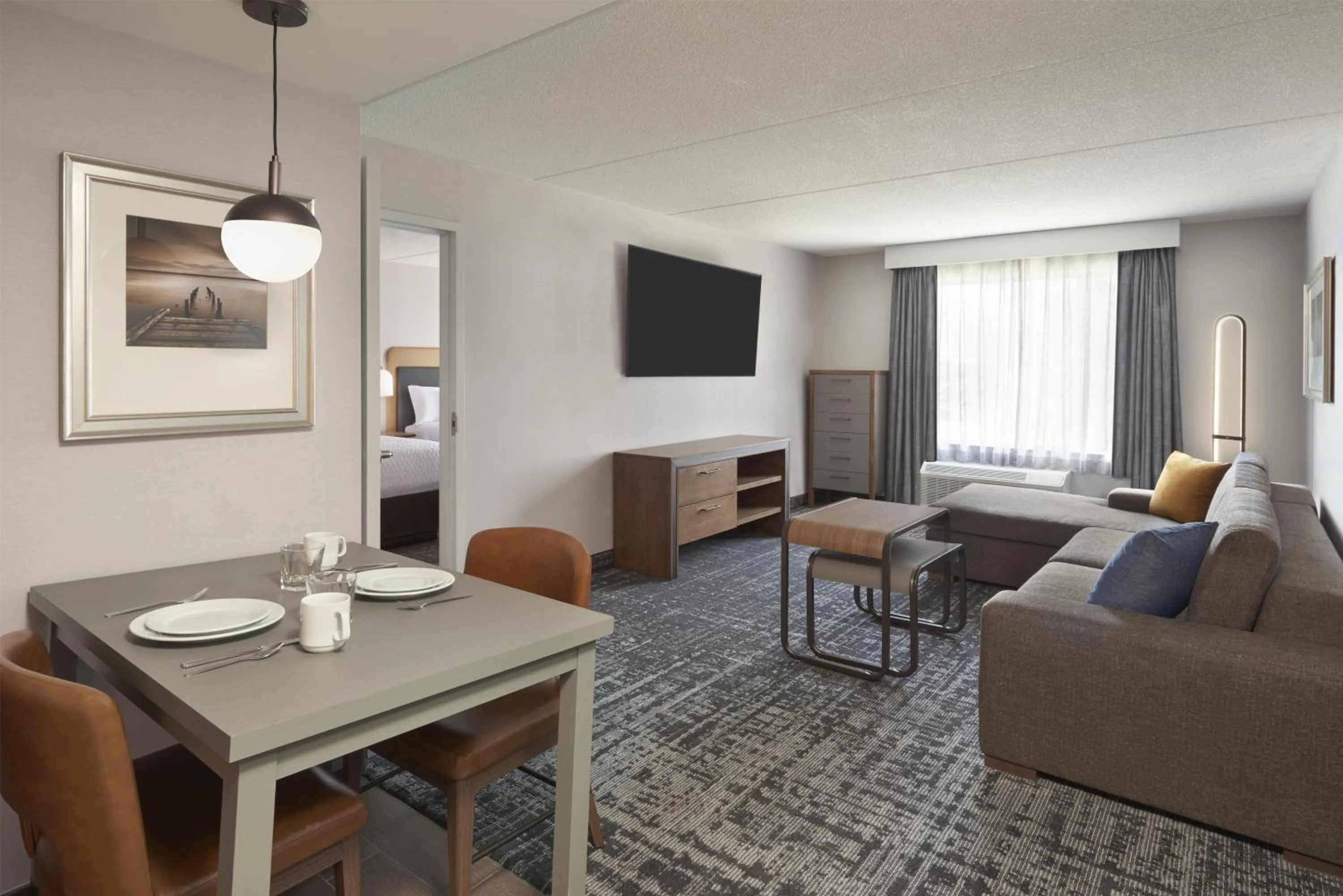 Living room in Homewood Suites by Hilton Toronto Vaughan