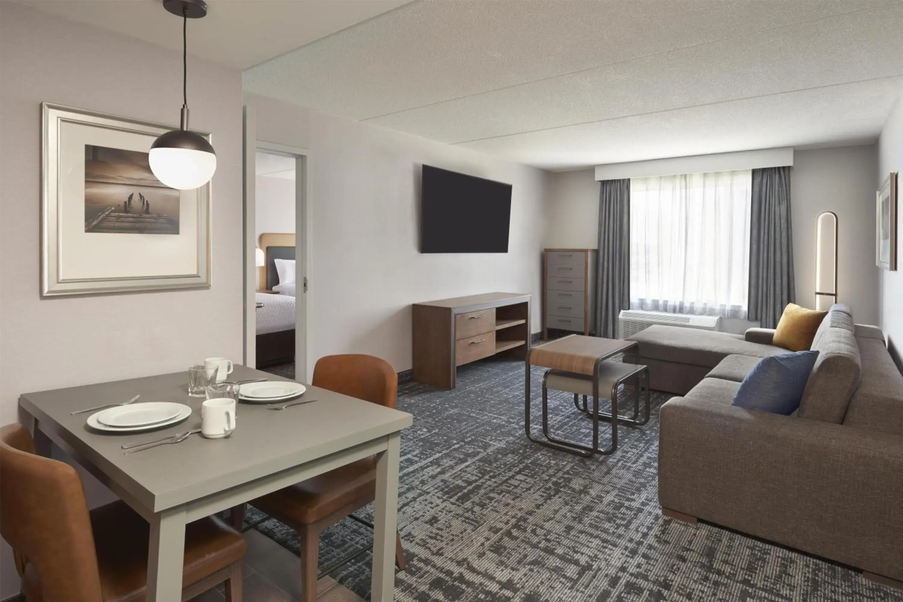 Living room in Homewood Suites by Hilton Toronto Vaughan Living room in Homewood Suites by Hilton Toronto Vaughan