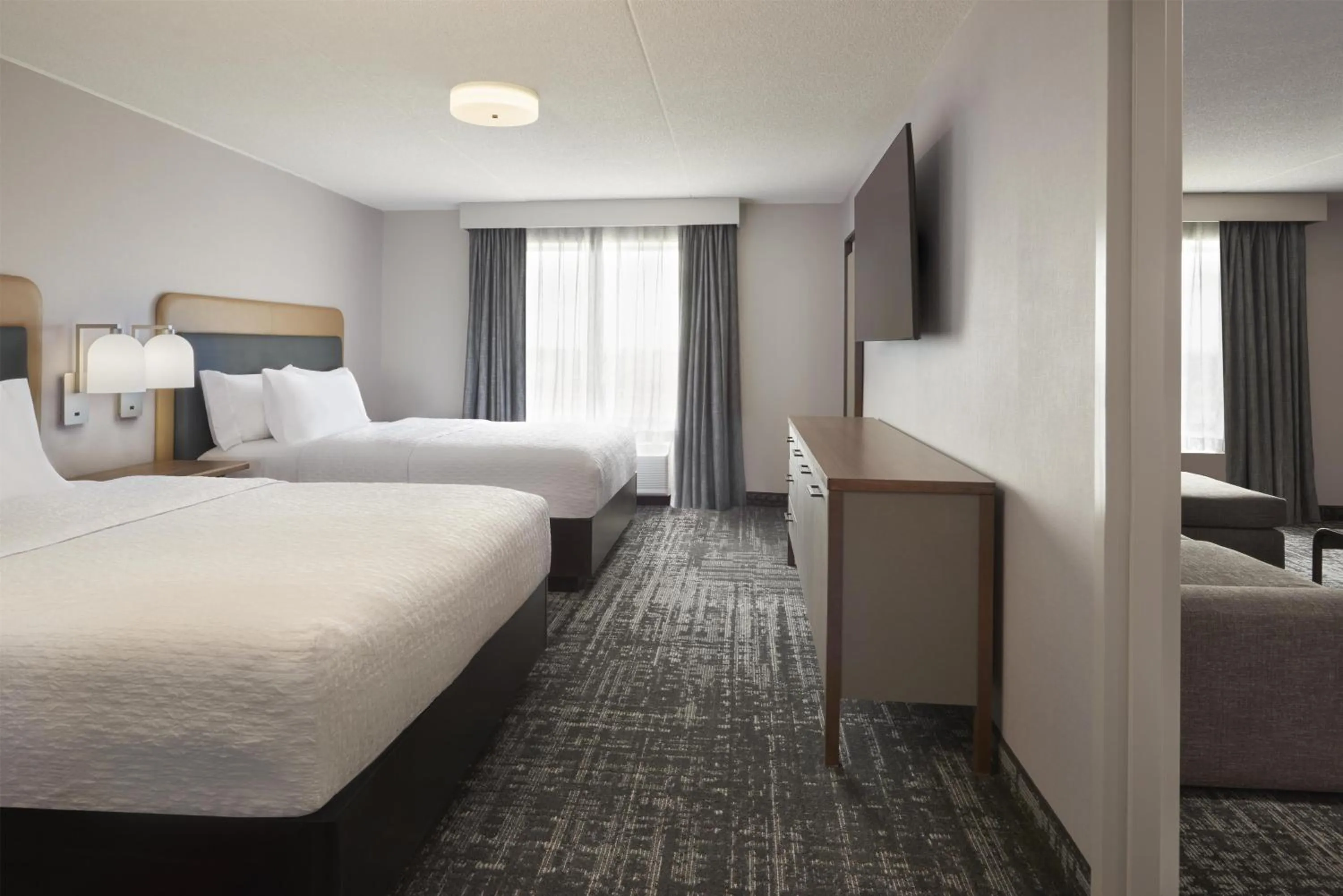 Bed in Homewood Suites by Hilton Toronto Vaughan