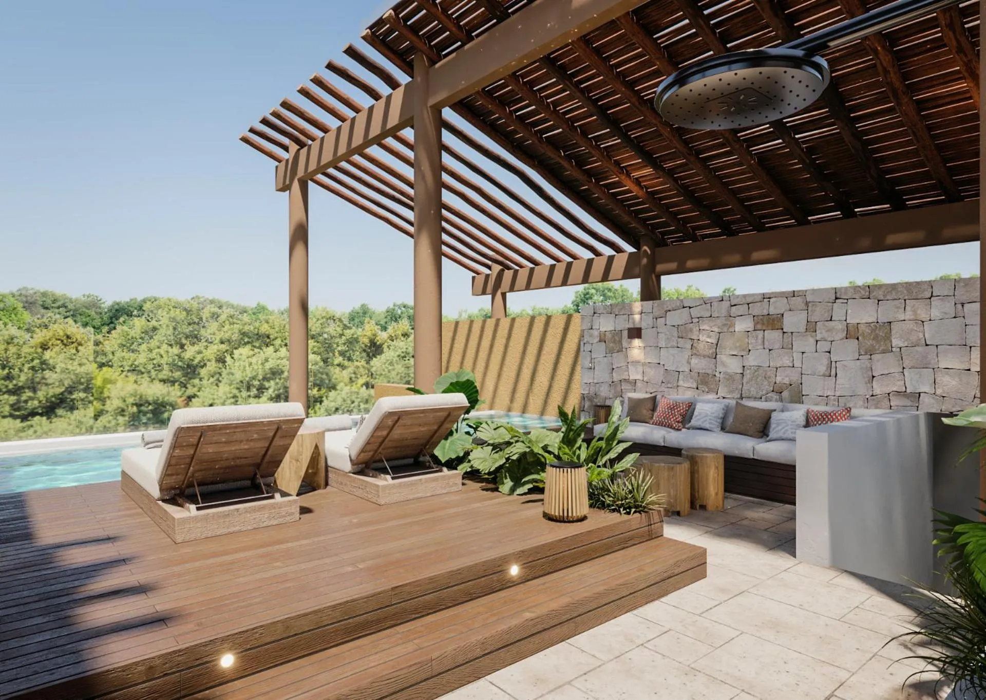 Balcony/Terrace in Banyan Tree Mayakoba