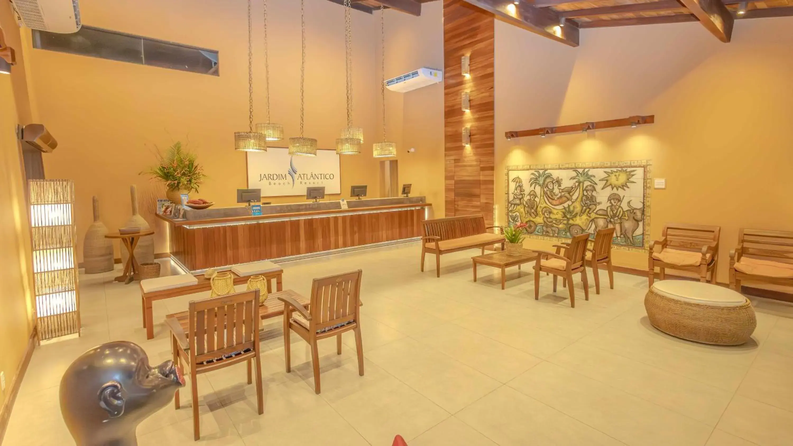 Lobby or reception in Jardim Atlântico Beach Resort Lobby or reception in Jardim Atlântico Beach Resort