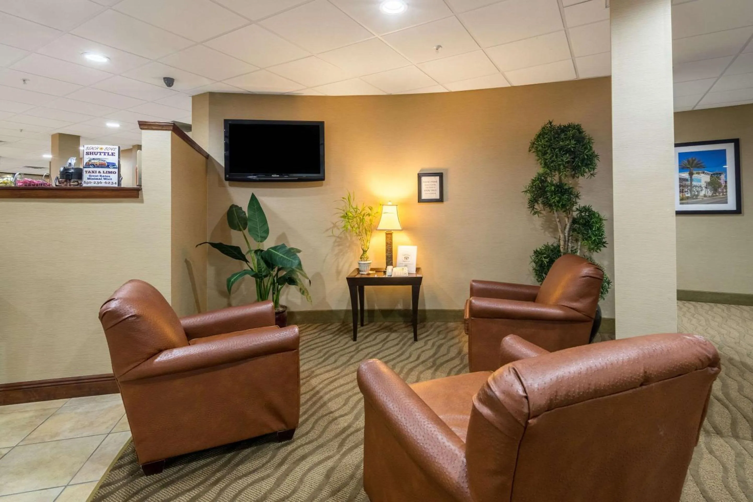 Lobby or reception in Comfort Suites