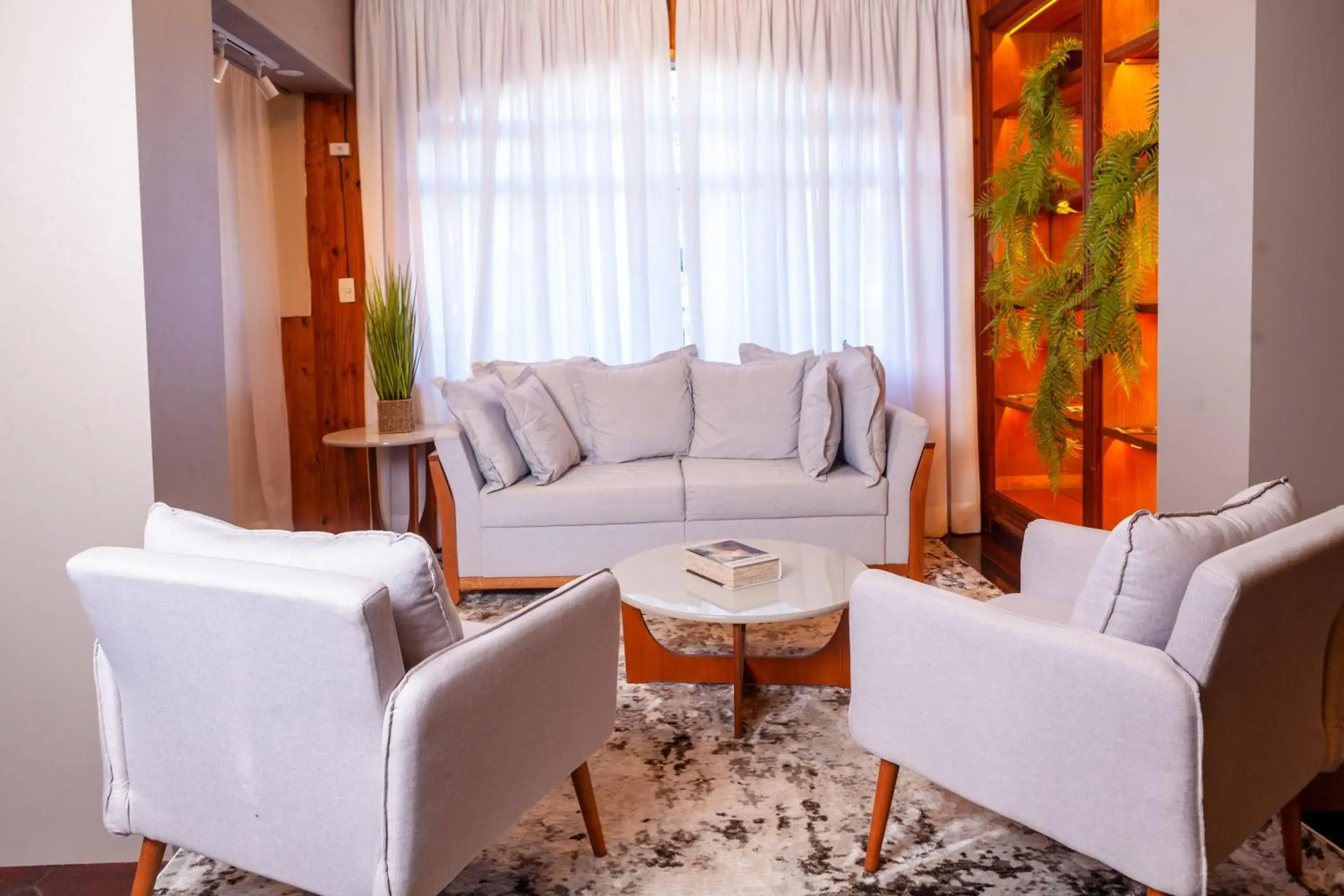 Living room in Hotel Leão da Montanha Living room in Hotel Leão da Montanha