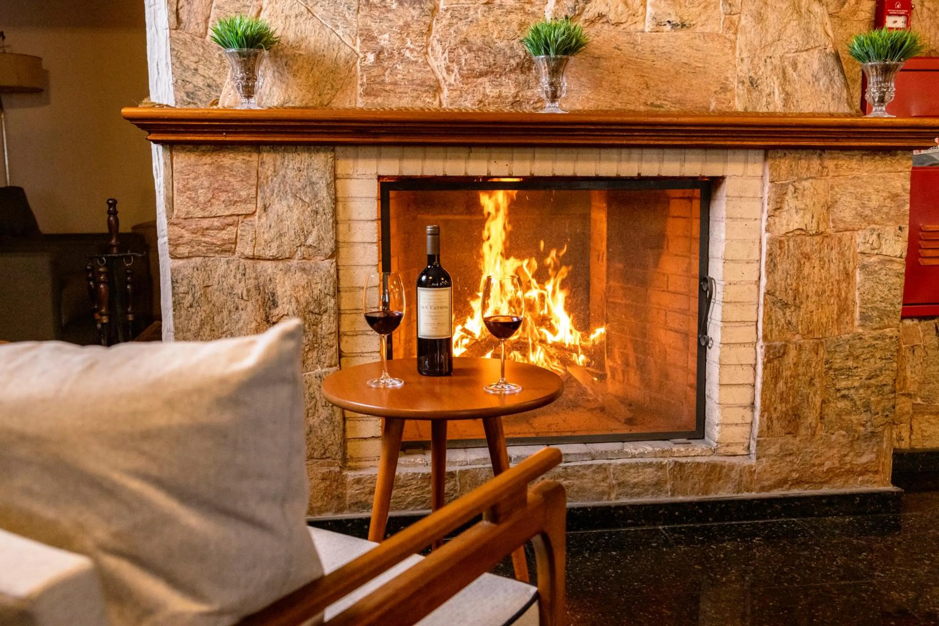 Living room in Hotel Leão da Montanha