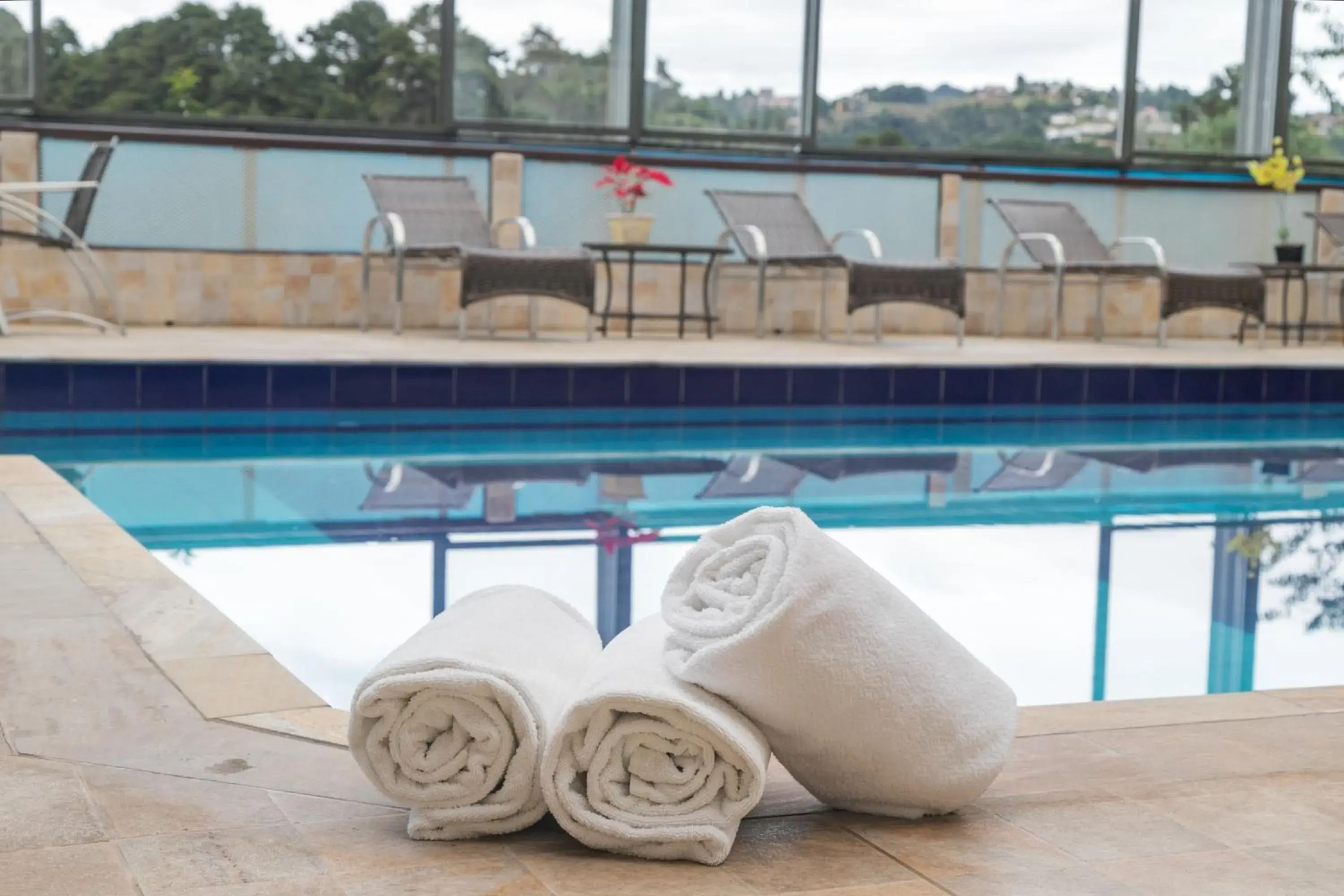 Swimming pool in Hotel Leão da Montanha Swimming pool in Hotel Leão da Montanha