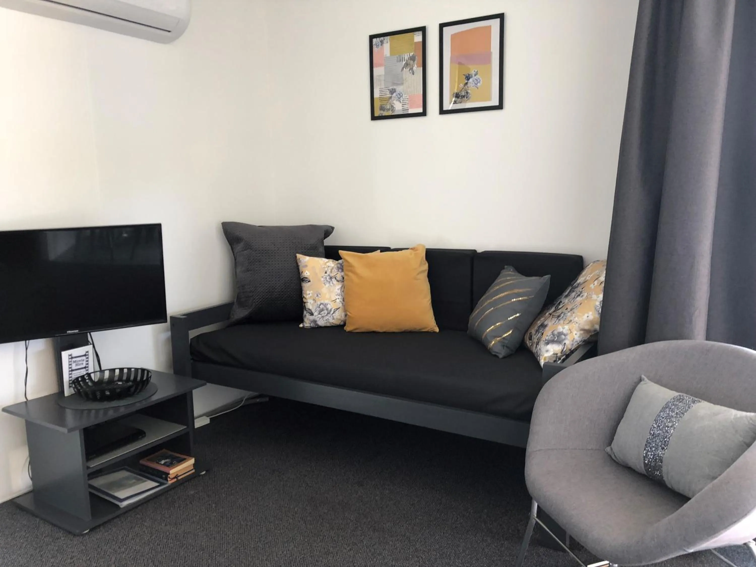 Living room in Maroochy River Bungalows