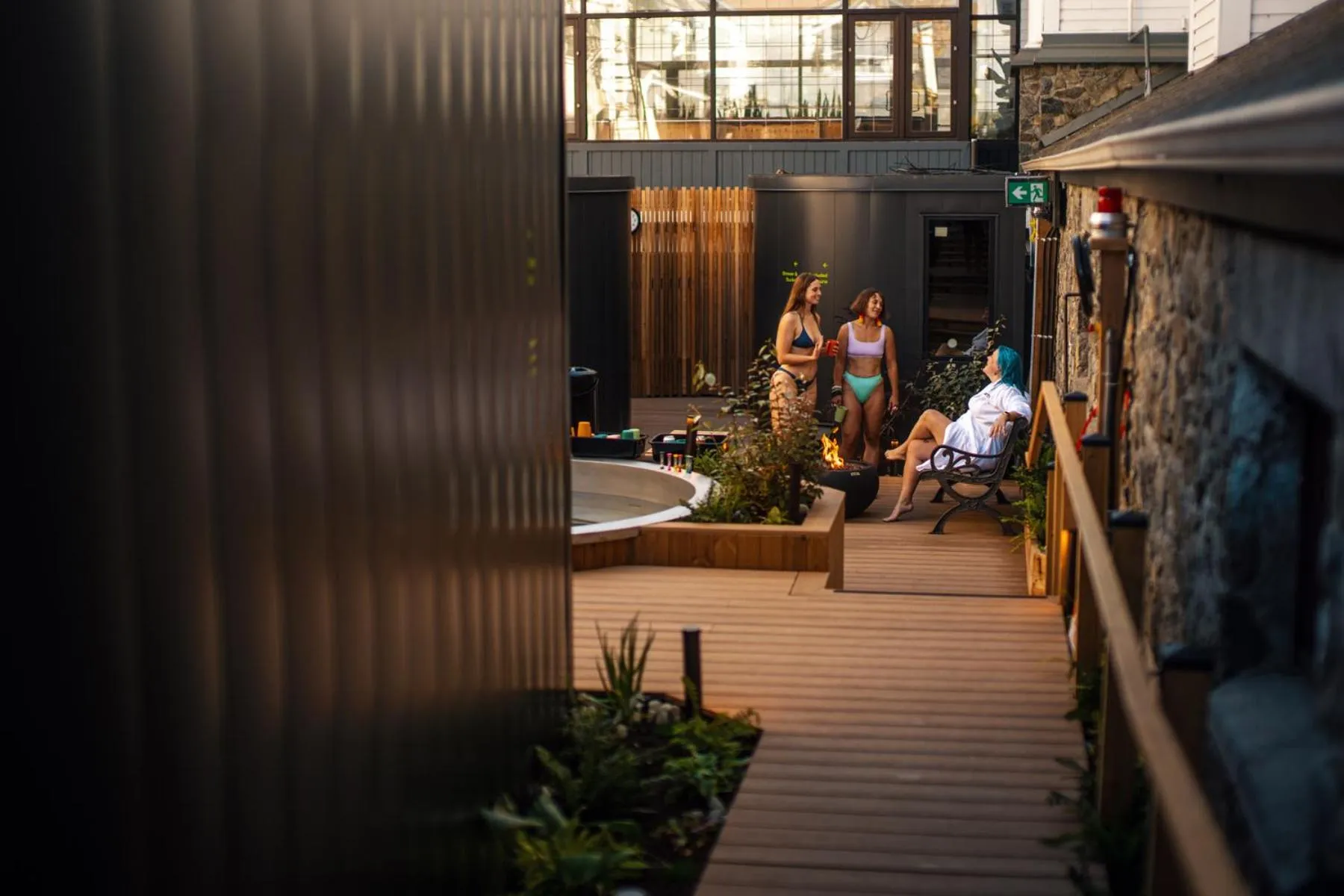 Sauna in Pendray Inn and Tea House
