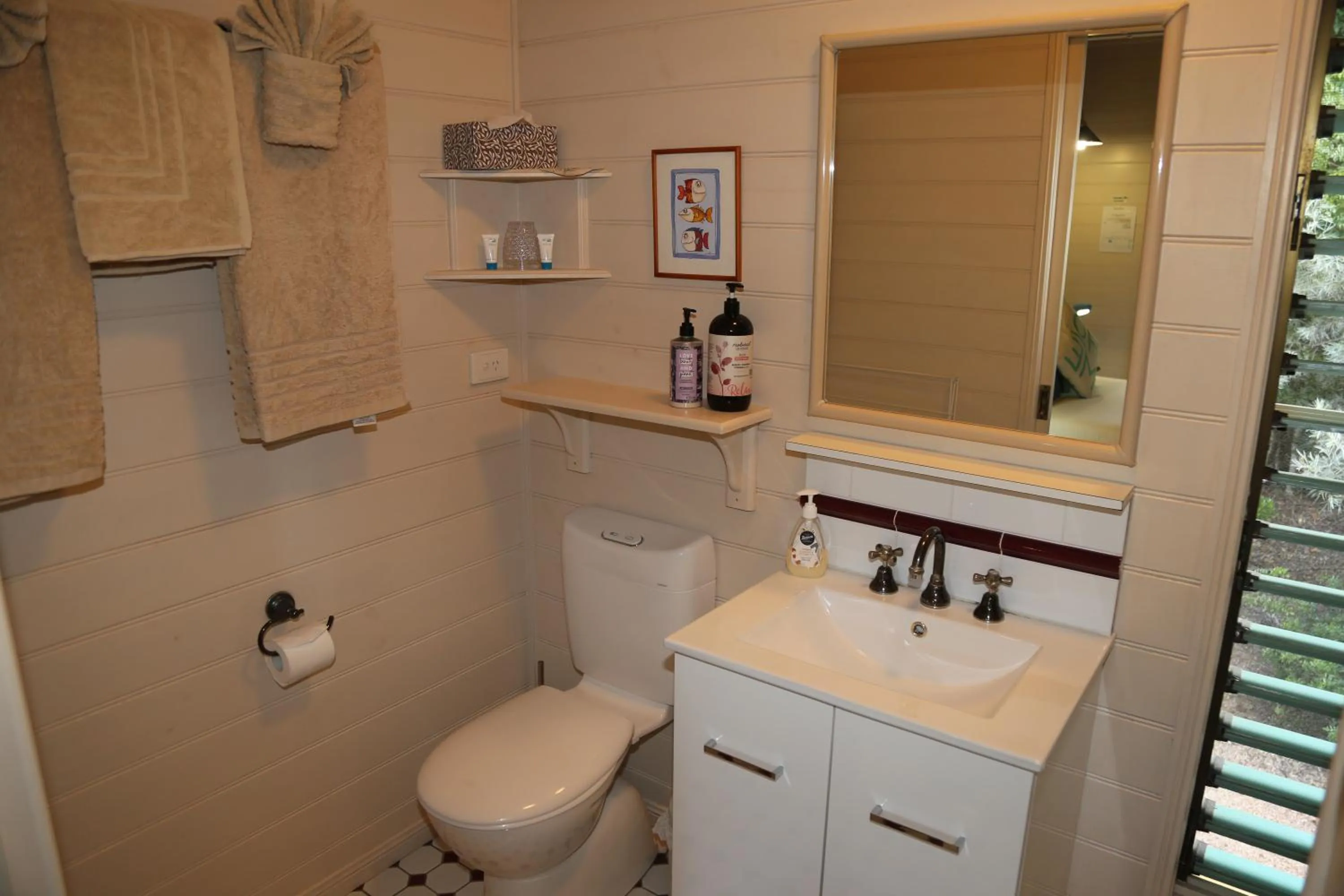 Toilet in Licuala Lodge