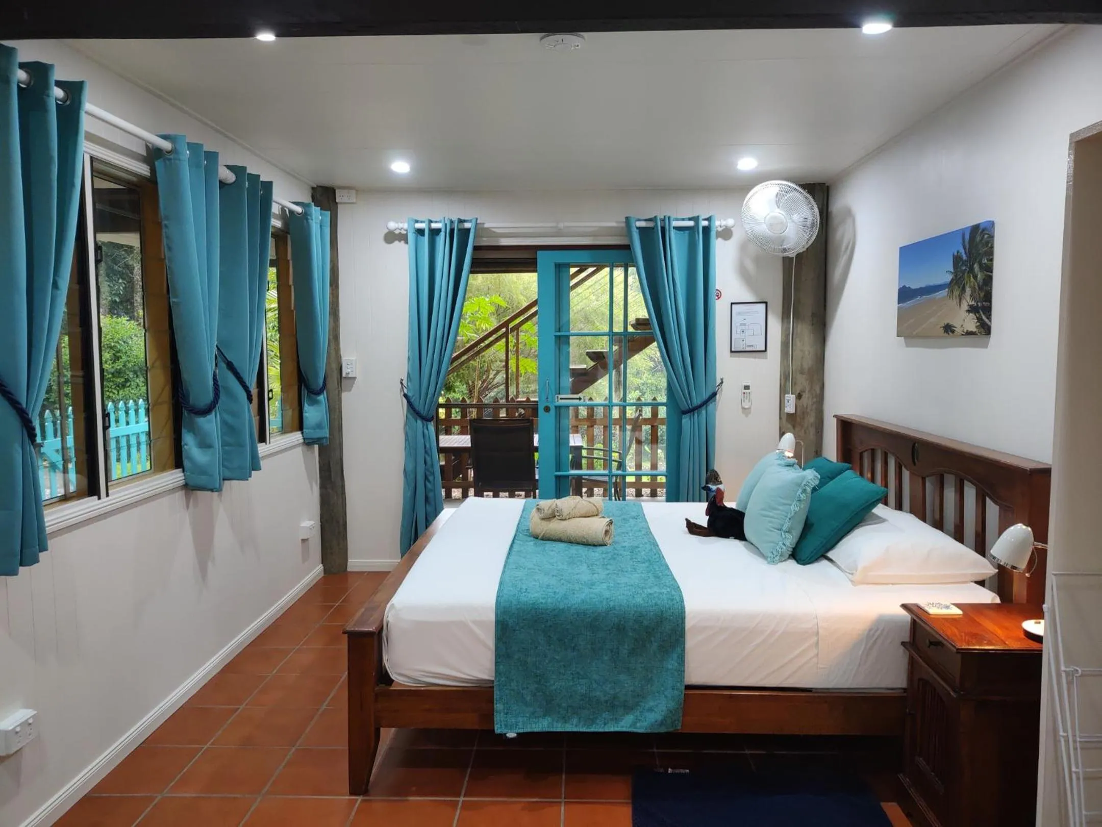 Bed in Licuala Lodge