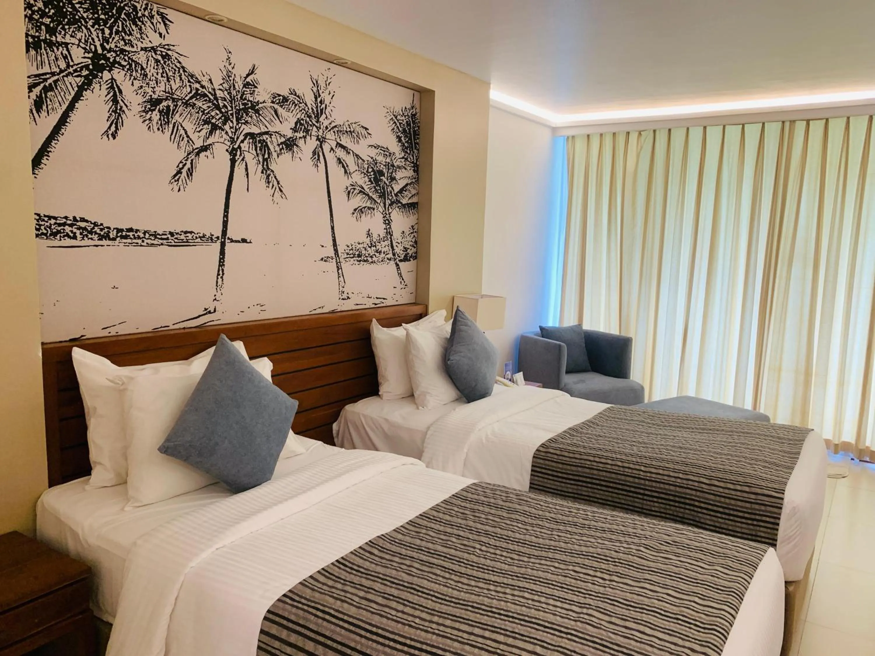 Bedroom, Bed in Pegasus Reef - A Beach Resort in Colombo