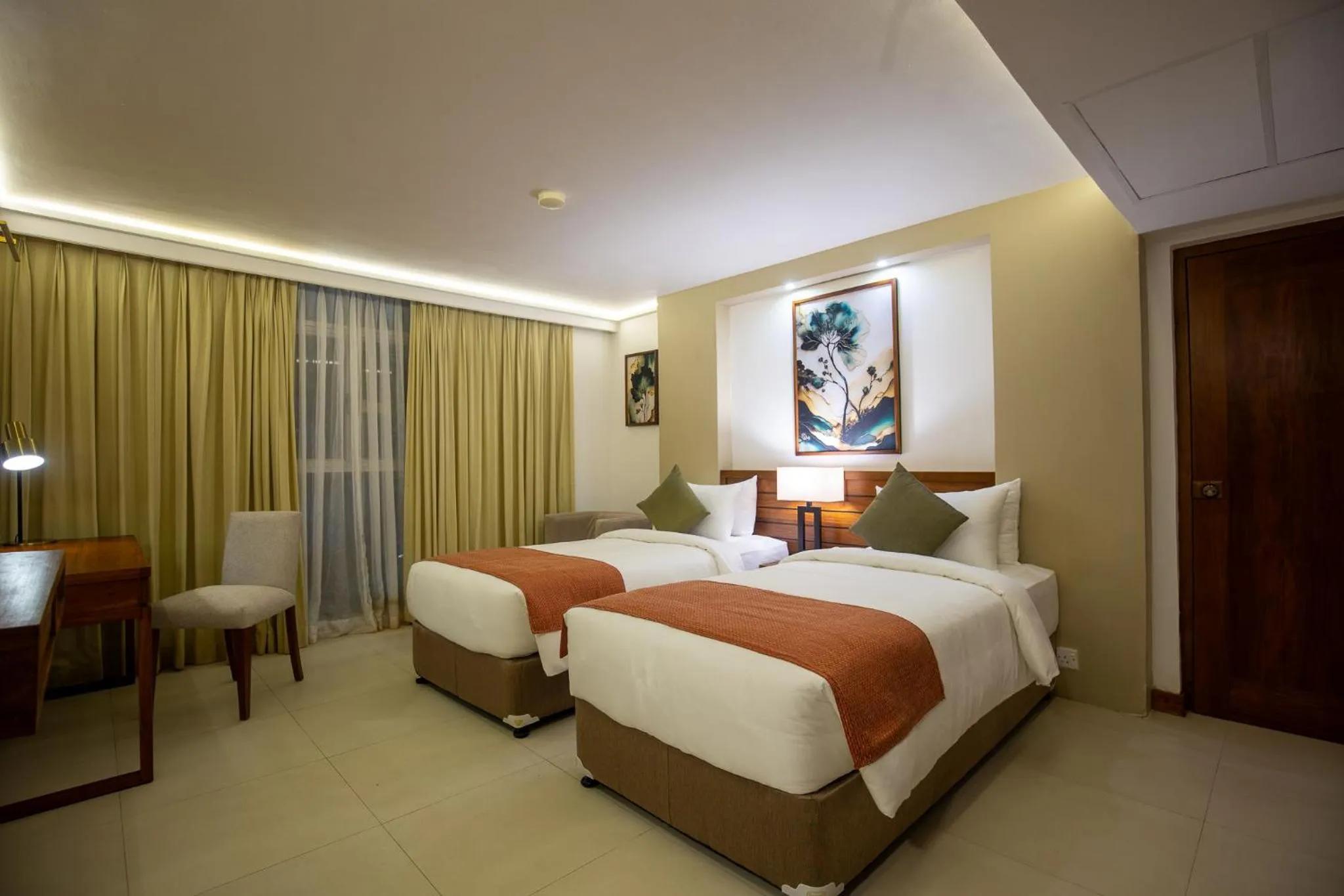 Bed in Pegasus Reef - A Beach Resort in Colombo