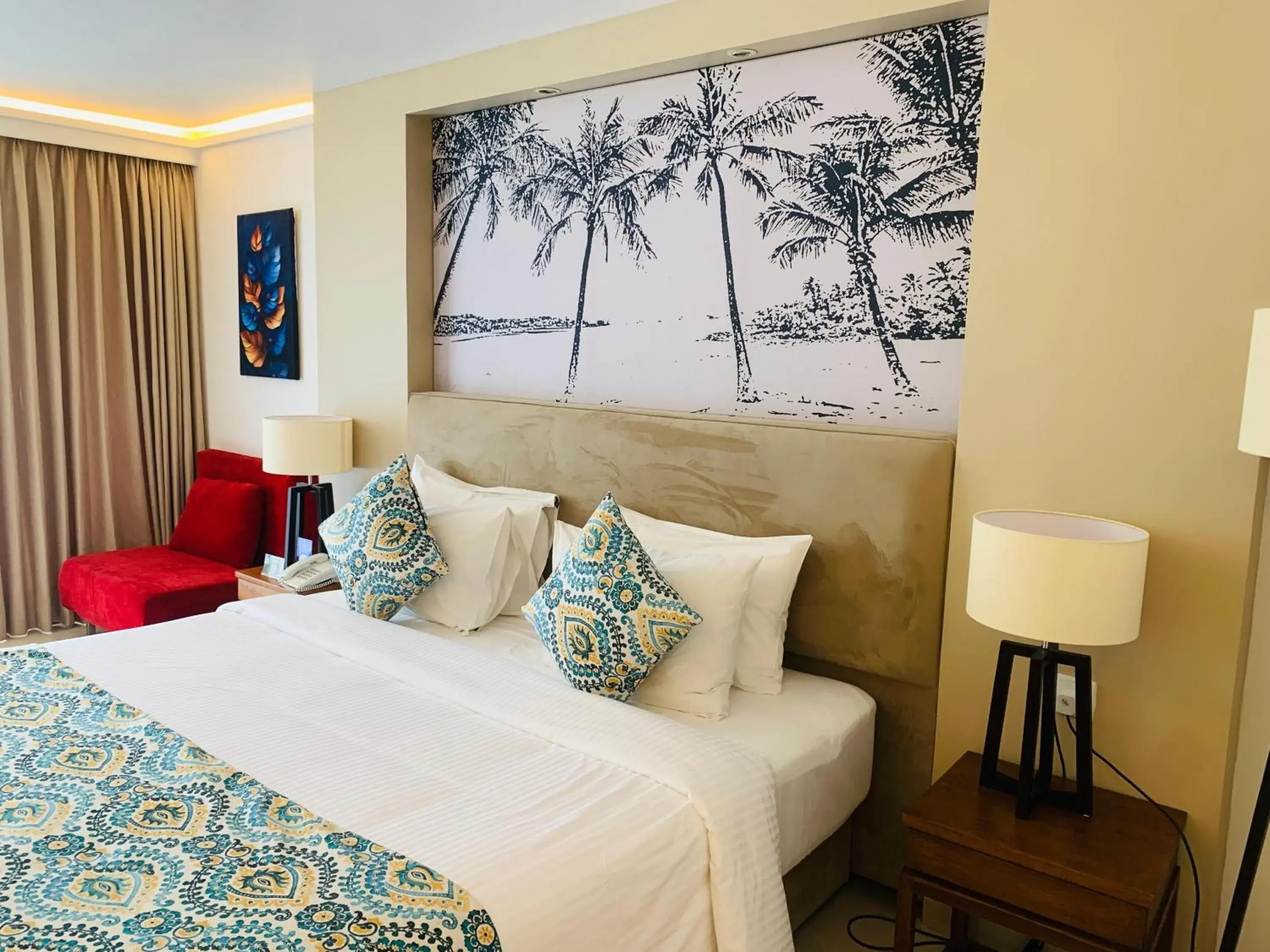 Bed in Pegasus Reef - A Beach Resort in Colombo Bed in Pegasus Reef - A Beach Resort in Colombo