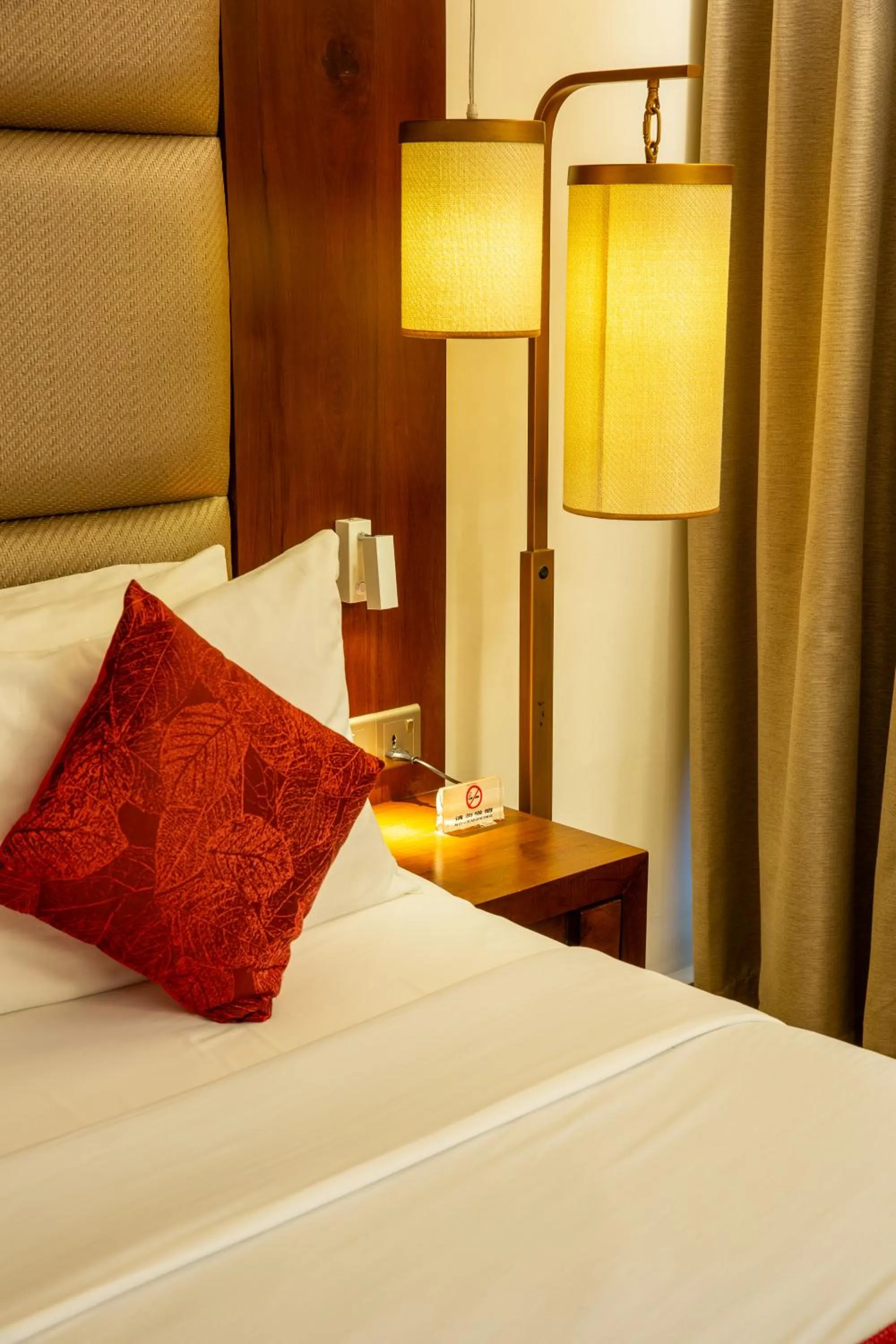 View (from property/room), Bed in Pegasus Reef - A Beach Resort in Colombo