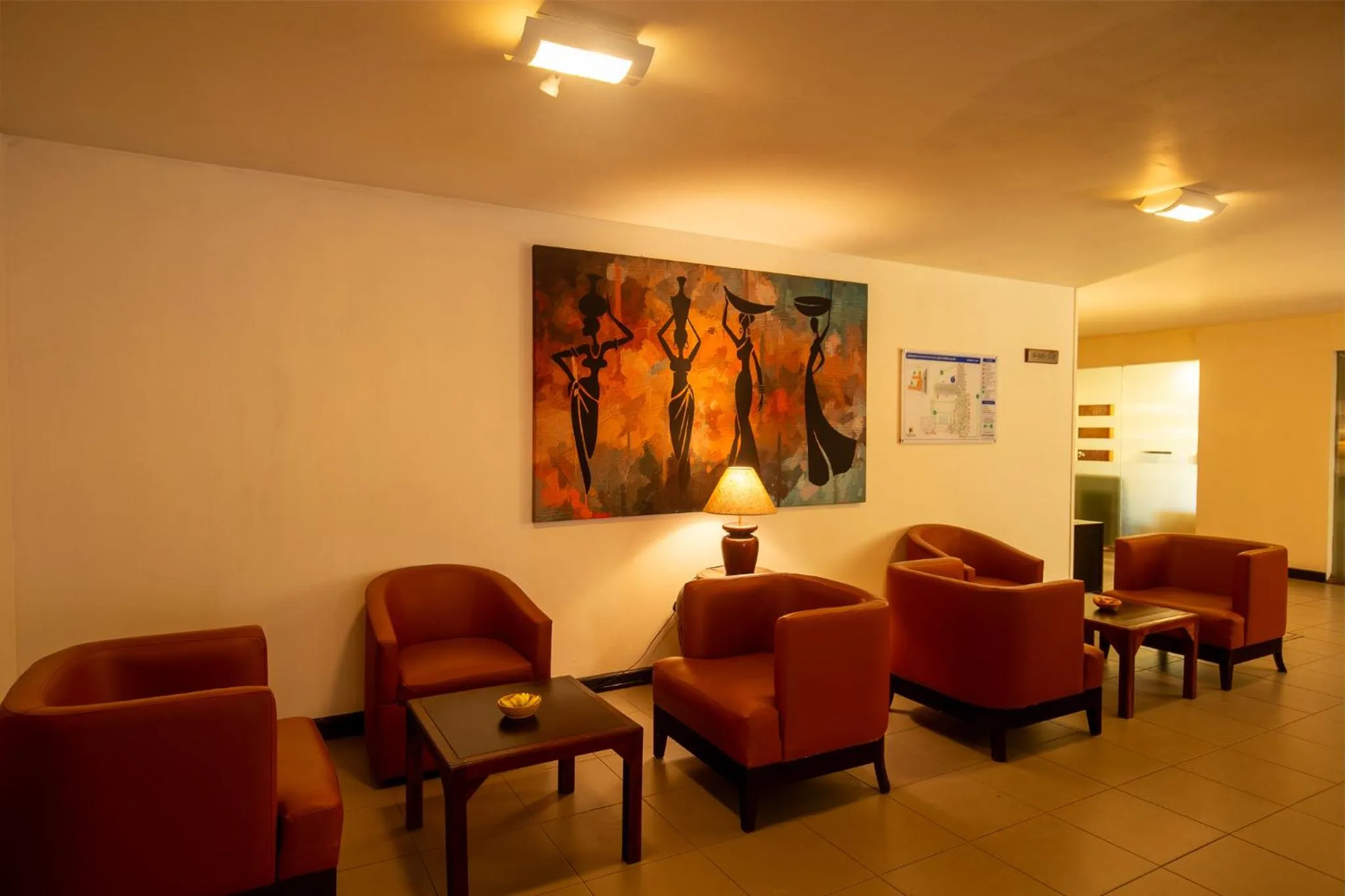 Seating area in Pegasus Reef - A Beach Resort in Colombo