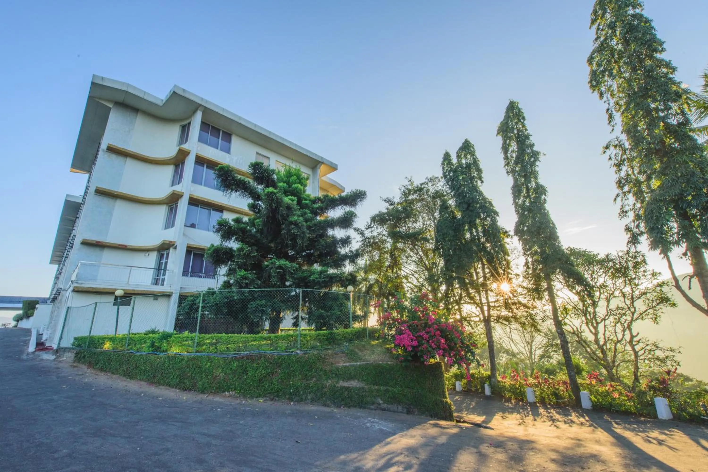 Garden view in Hotel Topaz