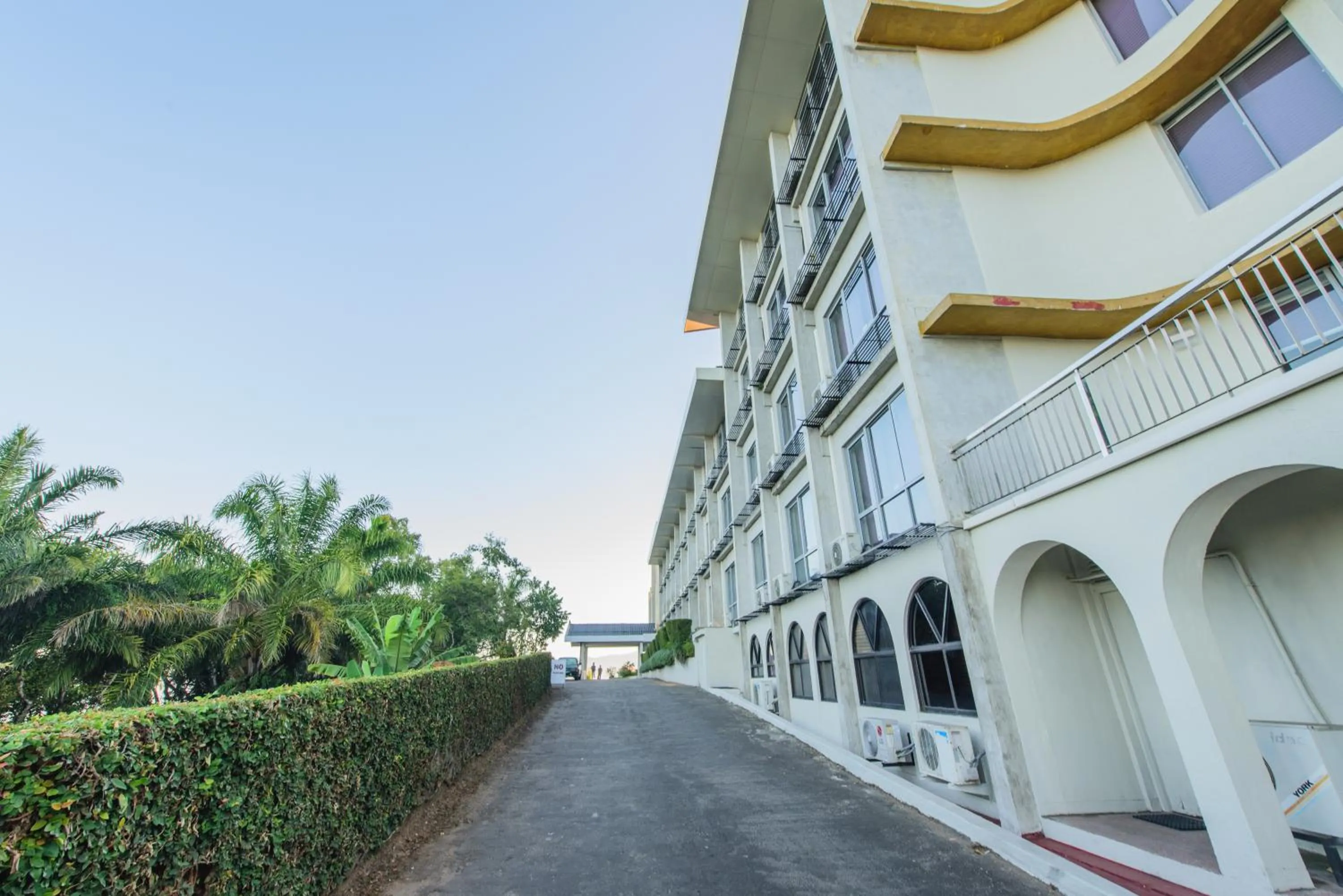 Property building in Hotel Topaz