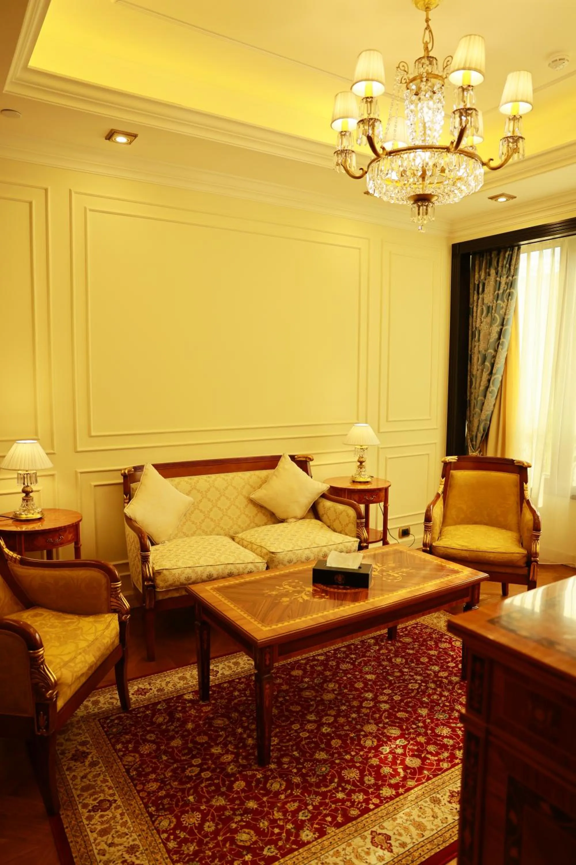 Living room in Golden Palace Hotel Yerevan