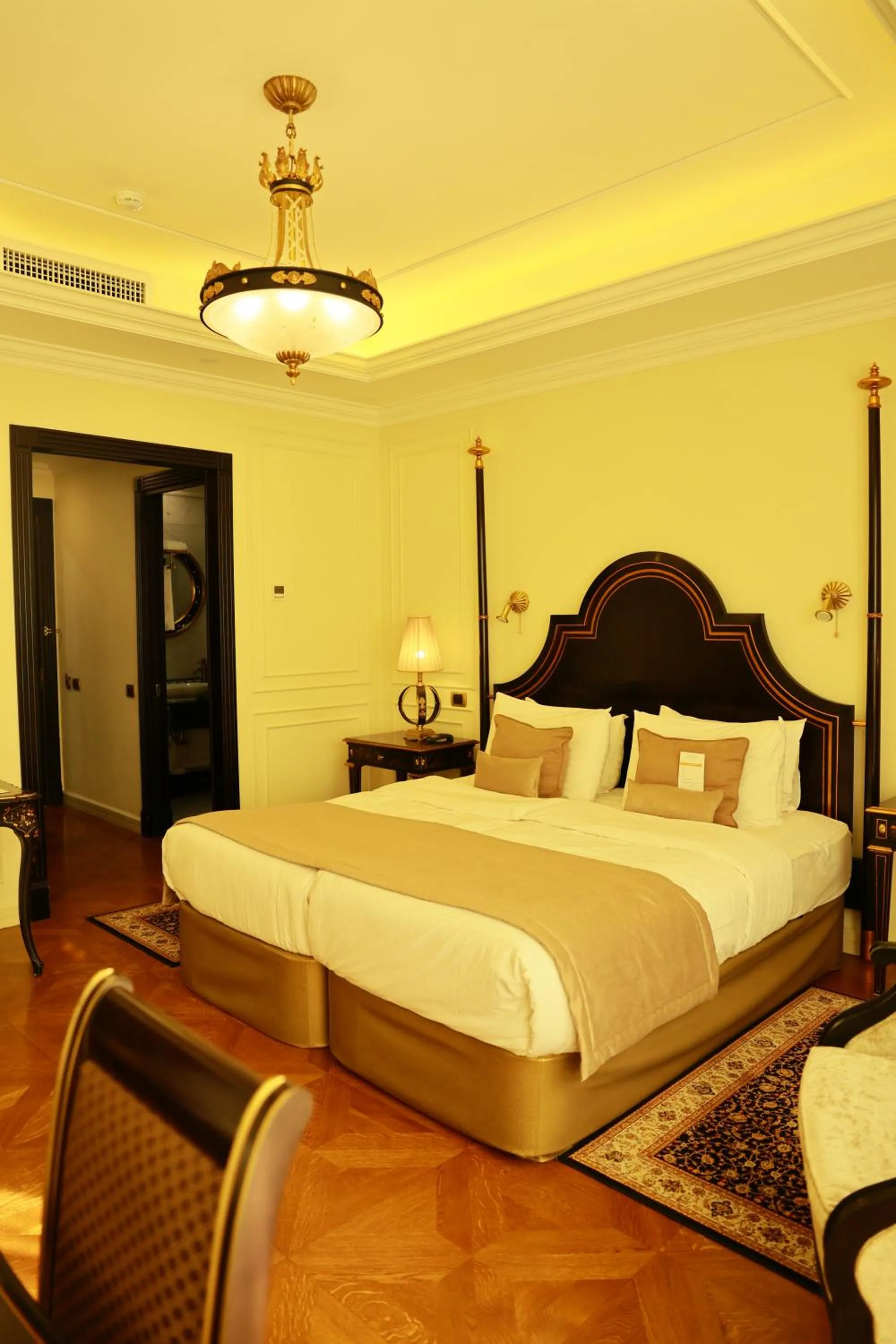 Bed in Golden Palace Hotel Yerevan