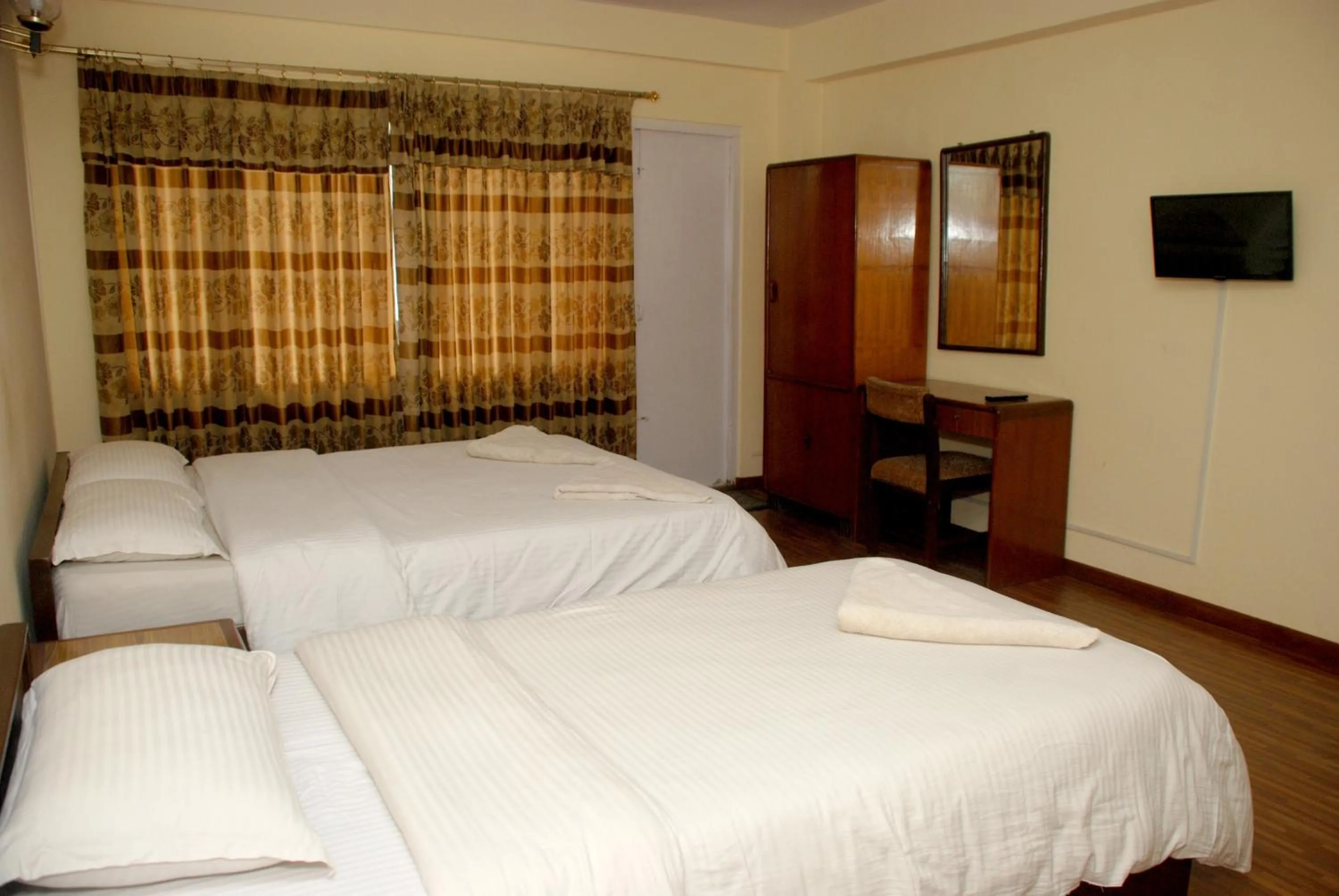 Bed in Kathmandu Madhuban Guest House