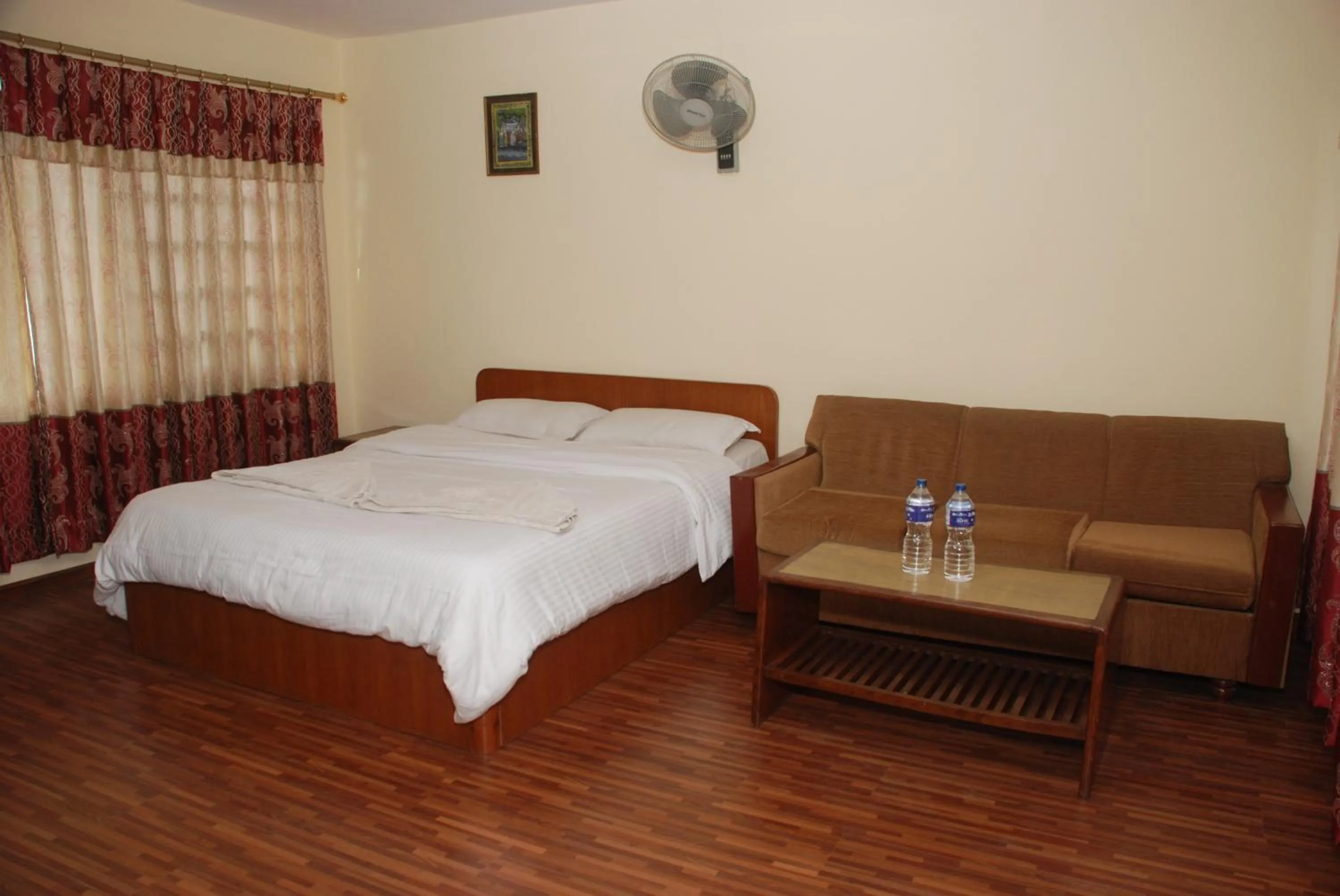 Bed in Kathmandu Madhuban Guest House
