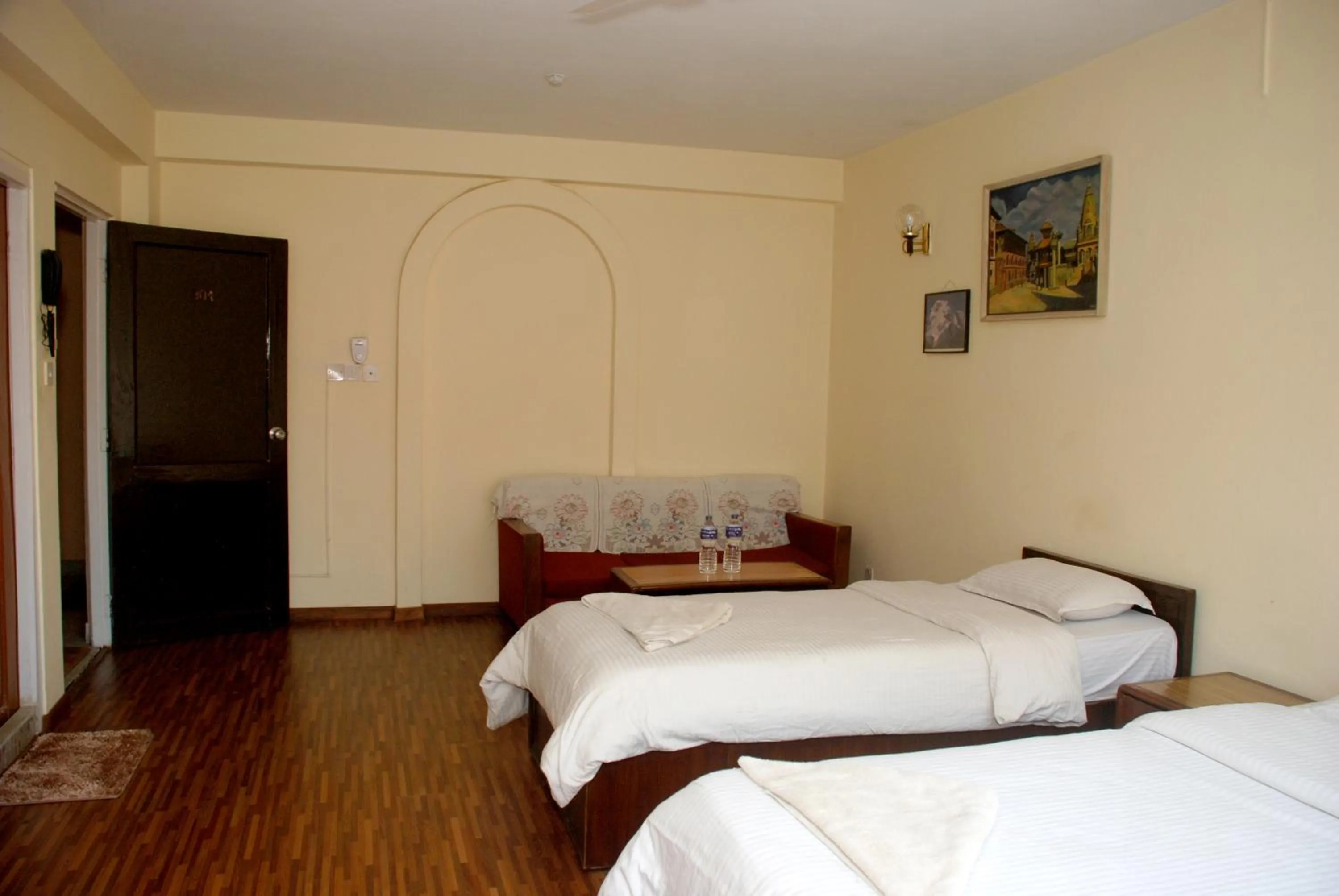 Bed in Kathmandu Madhuban Guest House